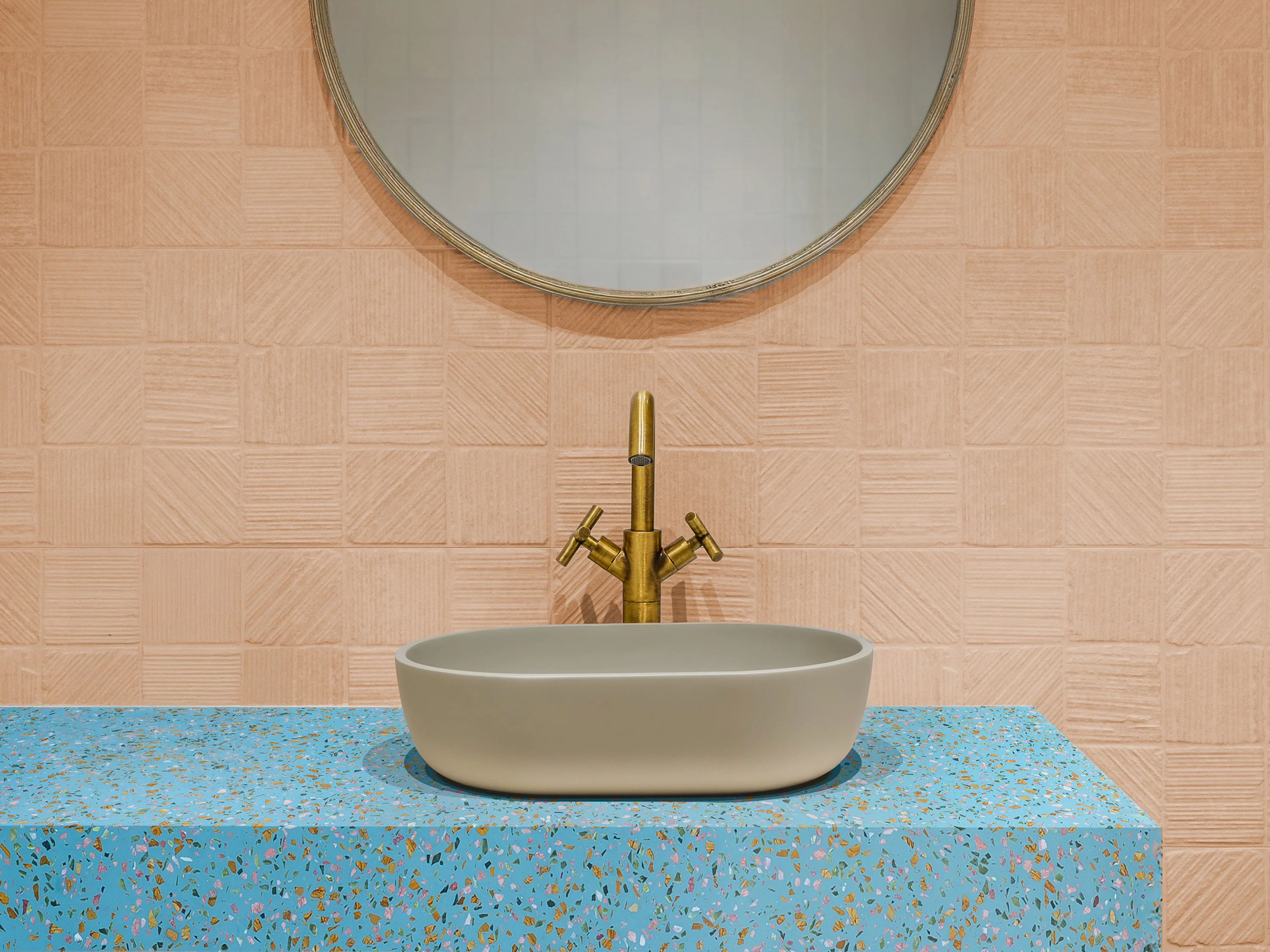 Marzipan 106"x70" Venezia Terrazzo Slab | Matte - Image 2