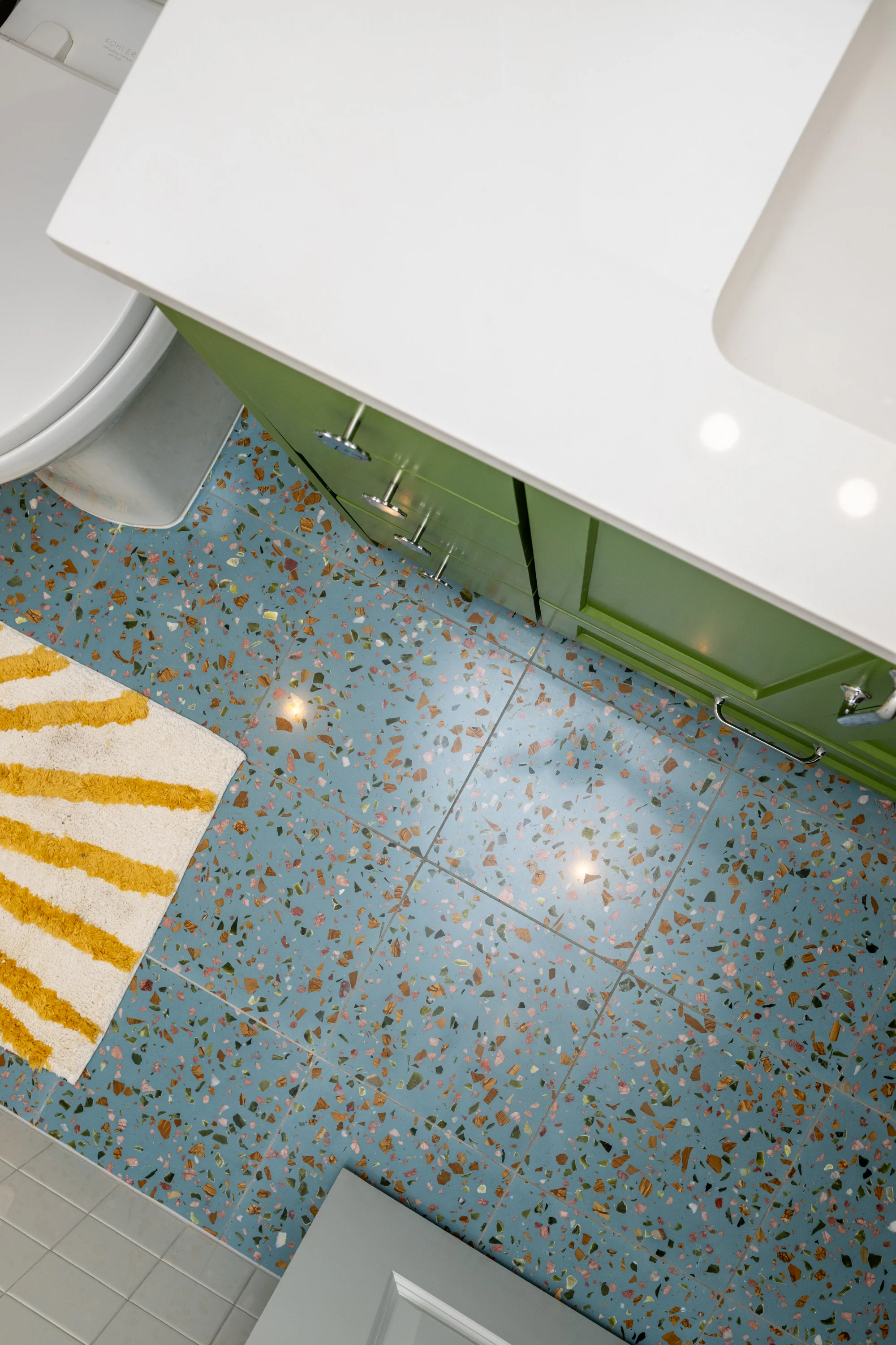 Marzipan 24x24 Venezia Terrazzo Tile - Image 3
