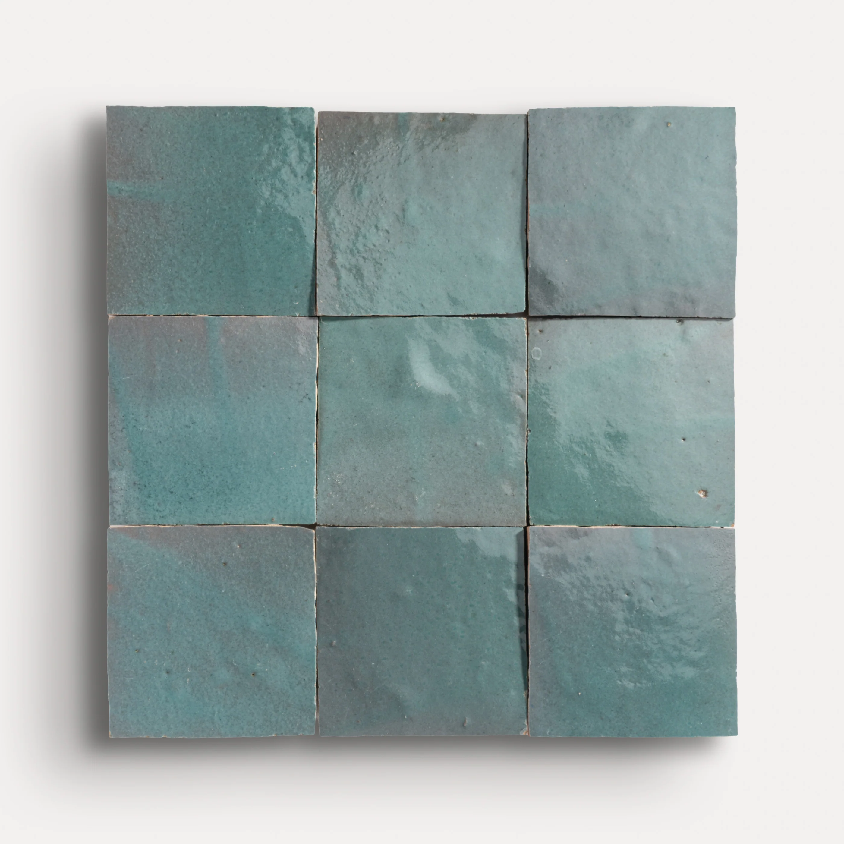 Mediterranean Blue 4x4 Zellige Tile - Image 3