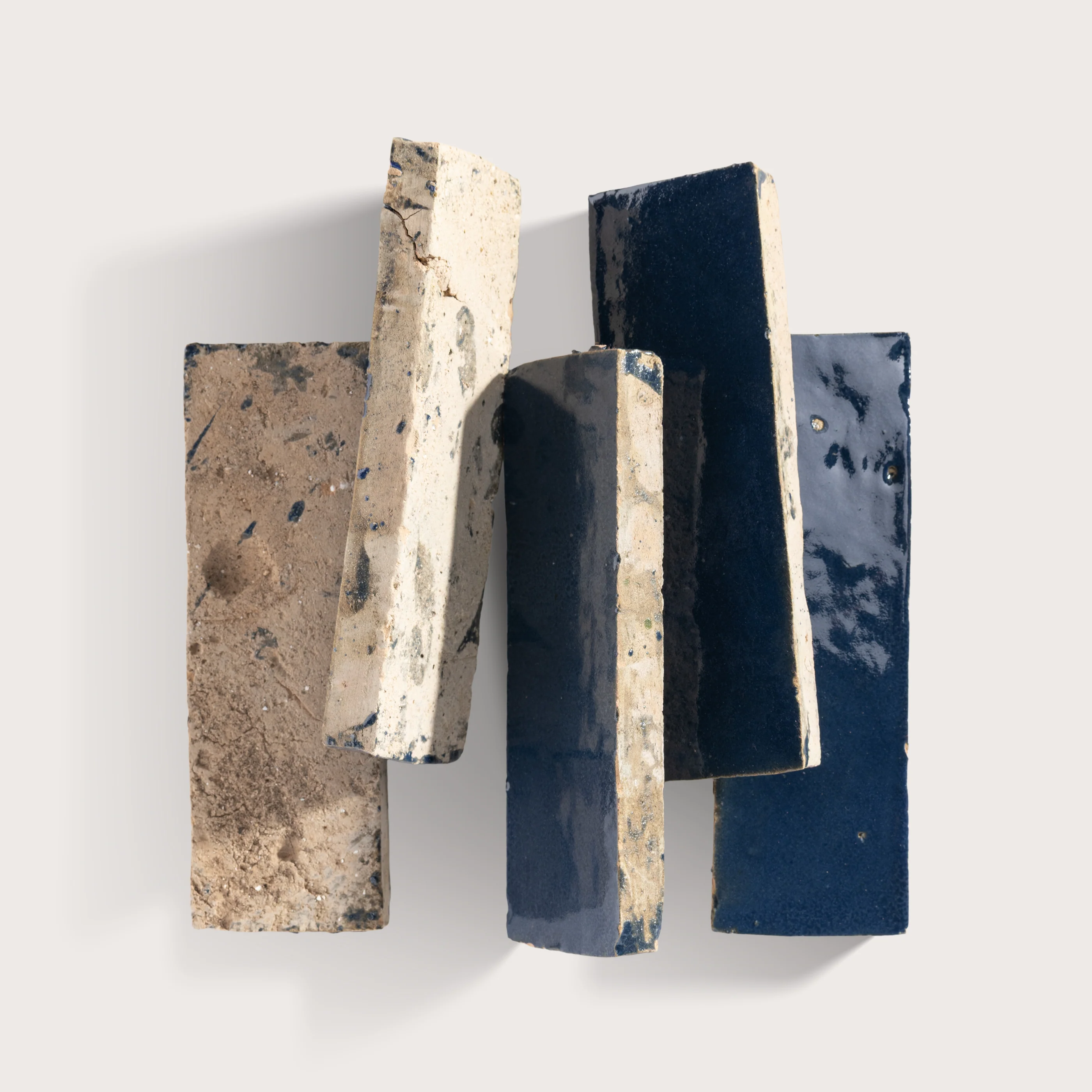 Midnight Blue 2x6 Thin Bejmat Zellige Tile - Image 3