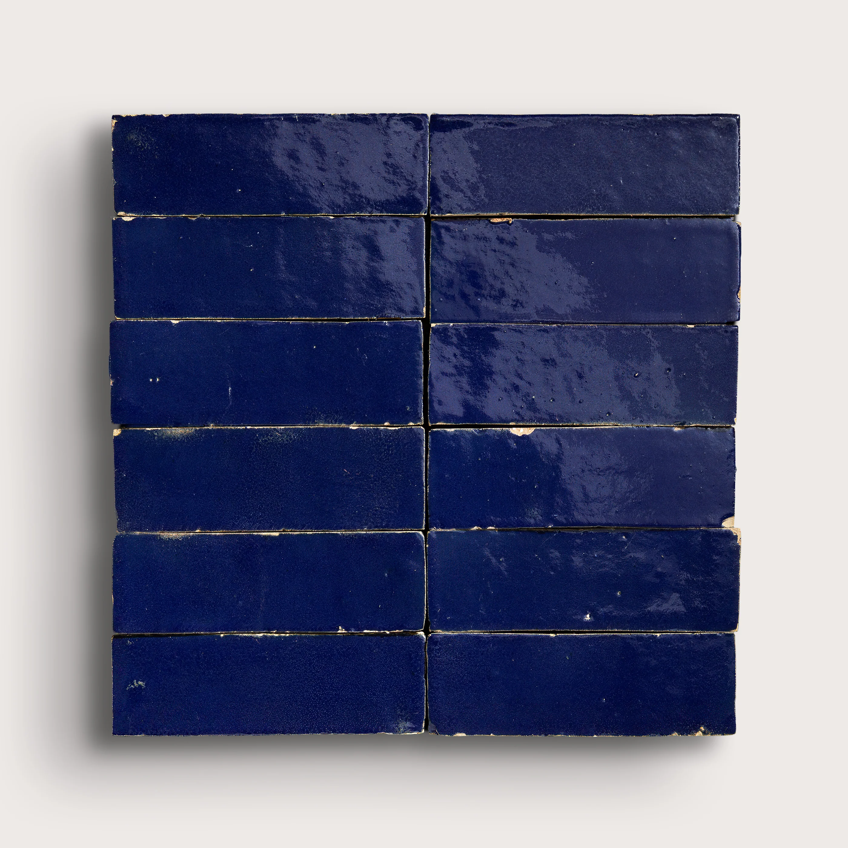 Moroccan Blue 2x6 Thin Bejmat Zellige Tile