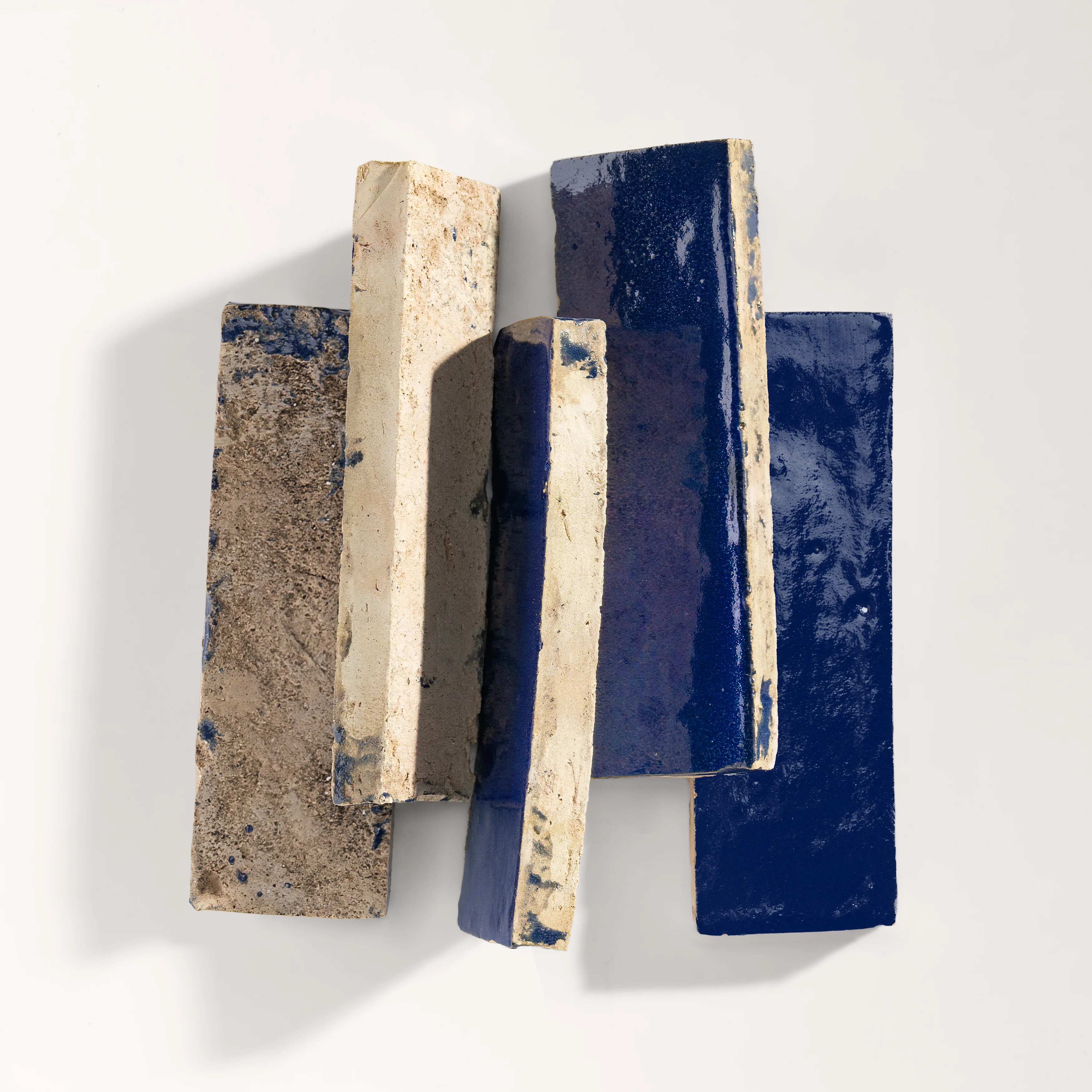 Moroccan Blue 2x6 Thin Bejmat Zellige Tile - Image 3