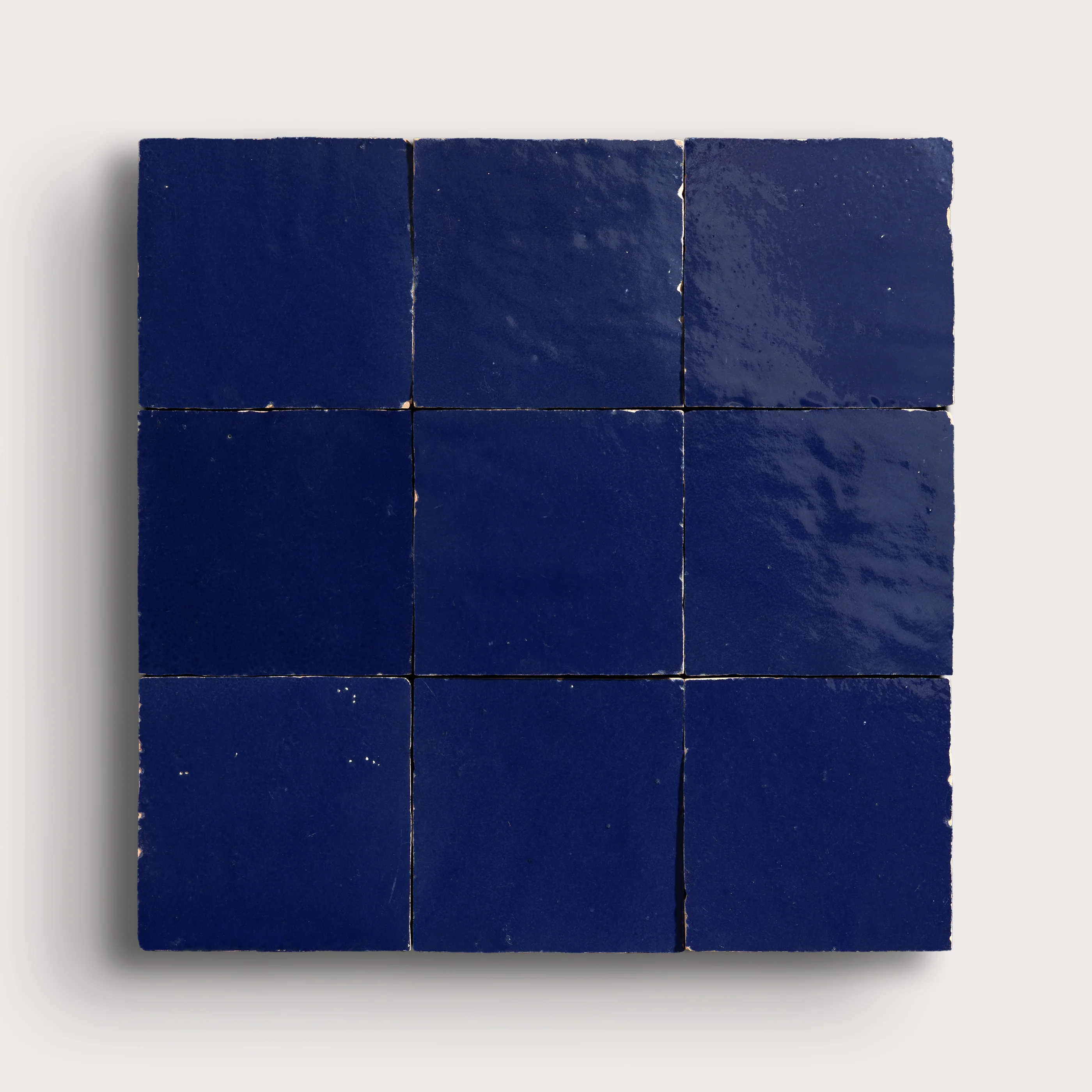 Moroccan Blue 4x4 Zellige Tile - Image 3