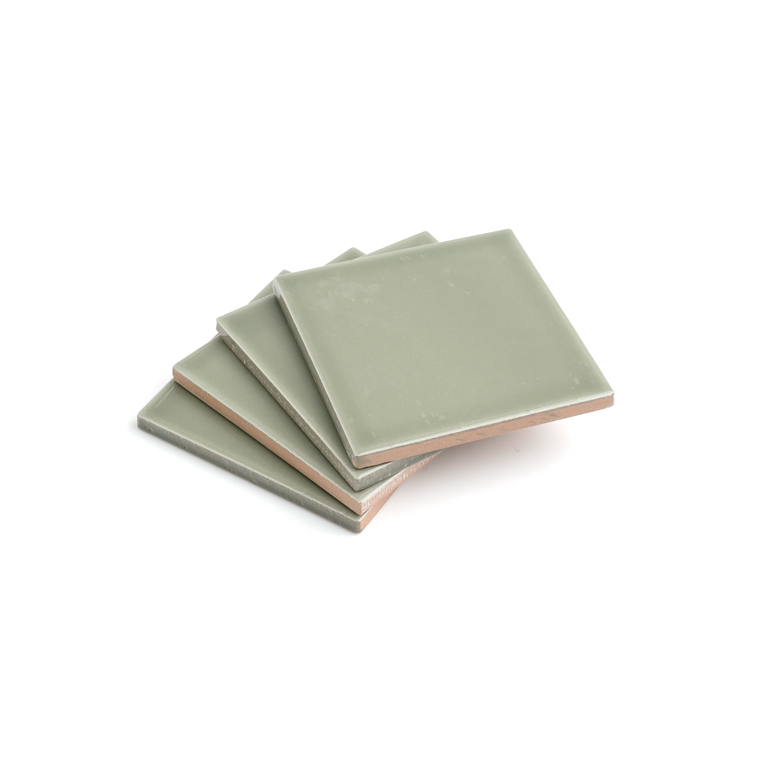 Moss 4x4 Ceramic Tile | Glossy - Image 4