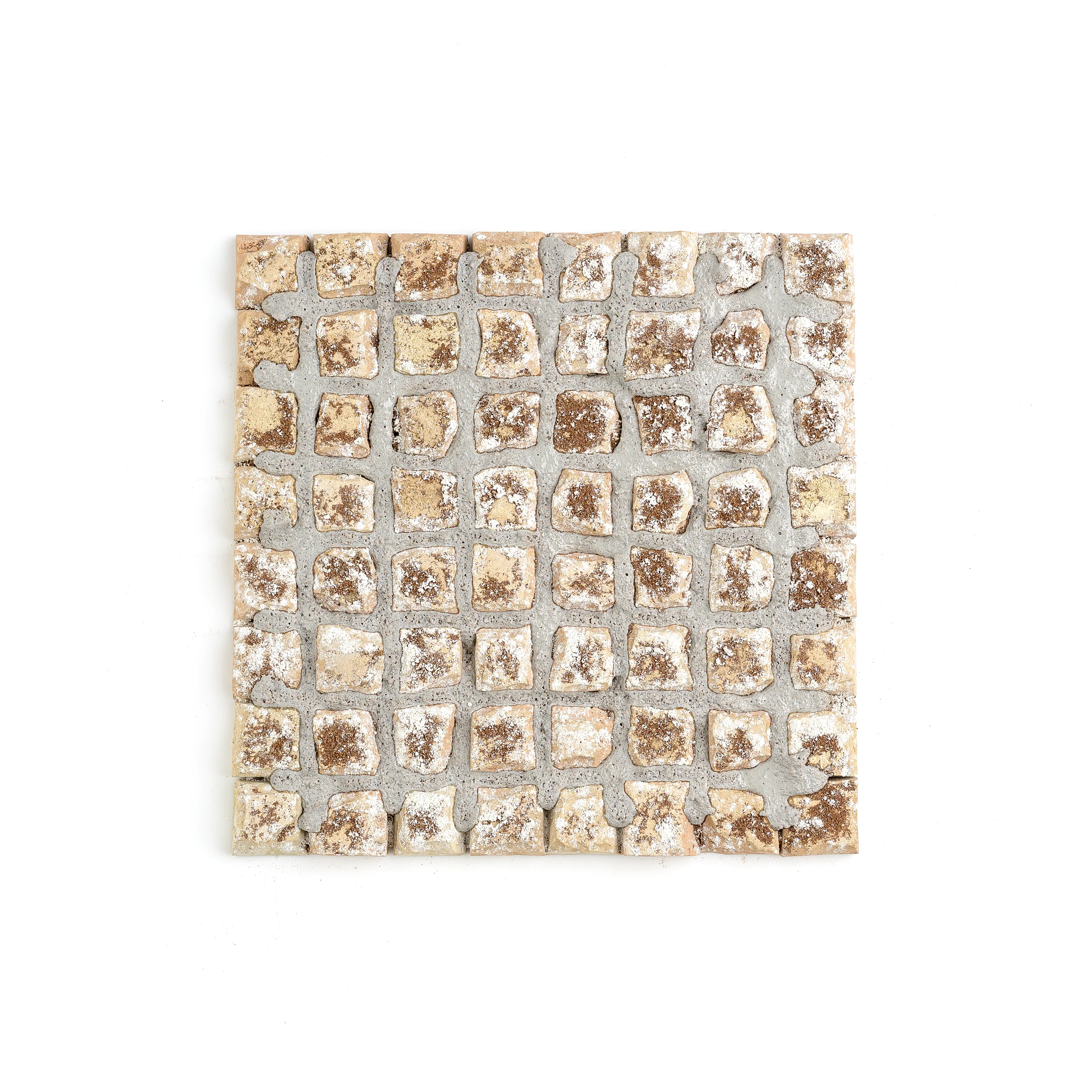 Snow & Natural White Zellige 1" Checkerboard Mosaic - Image 6