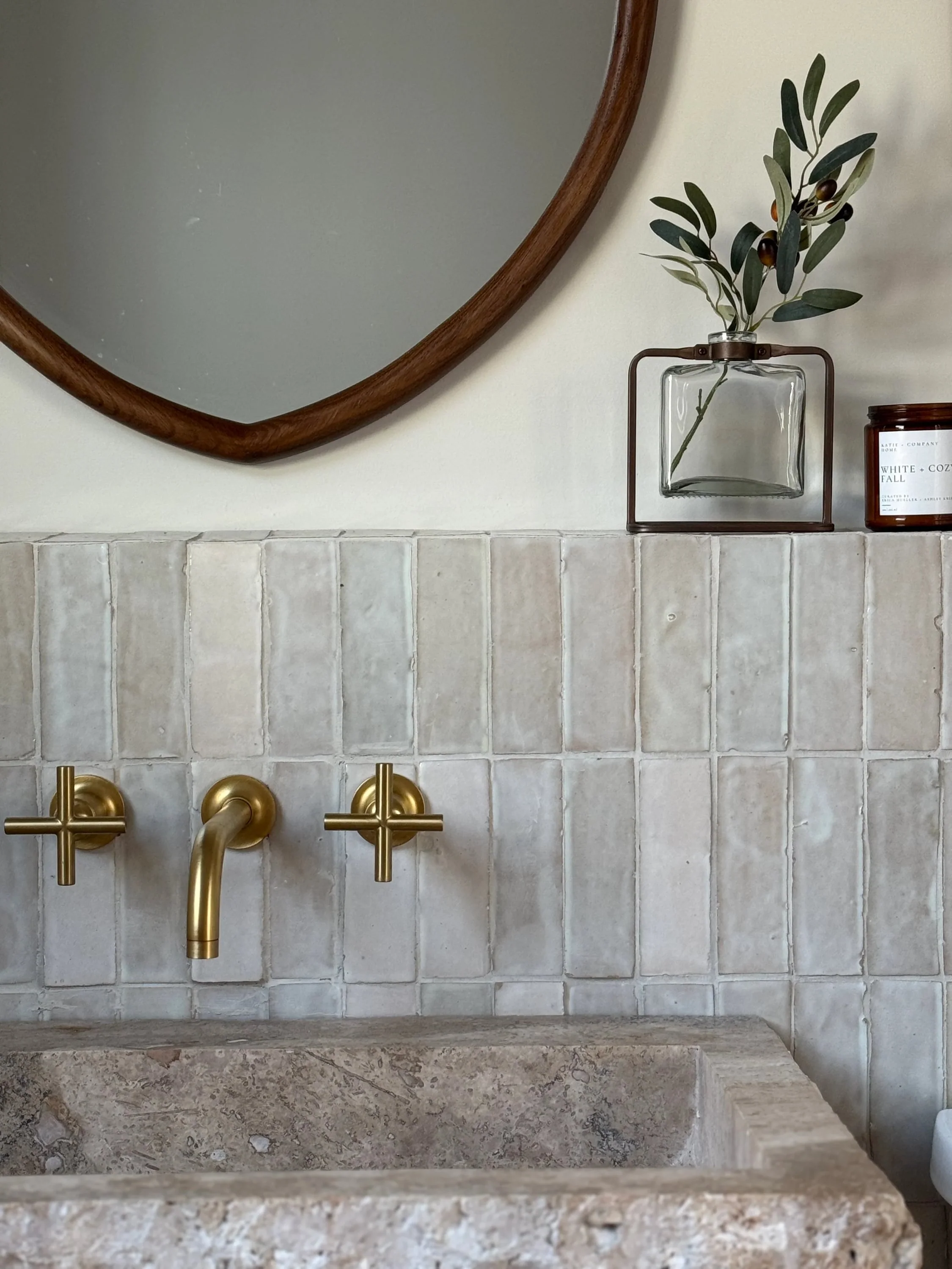 Natural White 2x6 Thin Bejmat Zellige Tile - Image 5