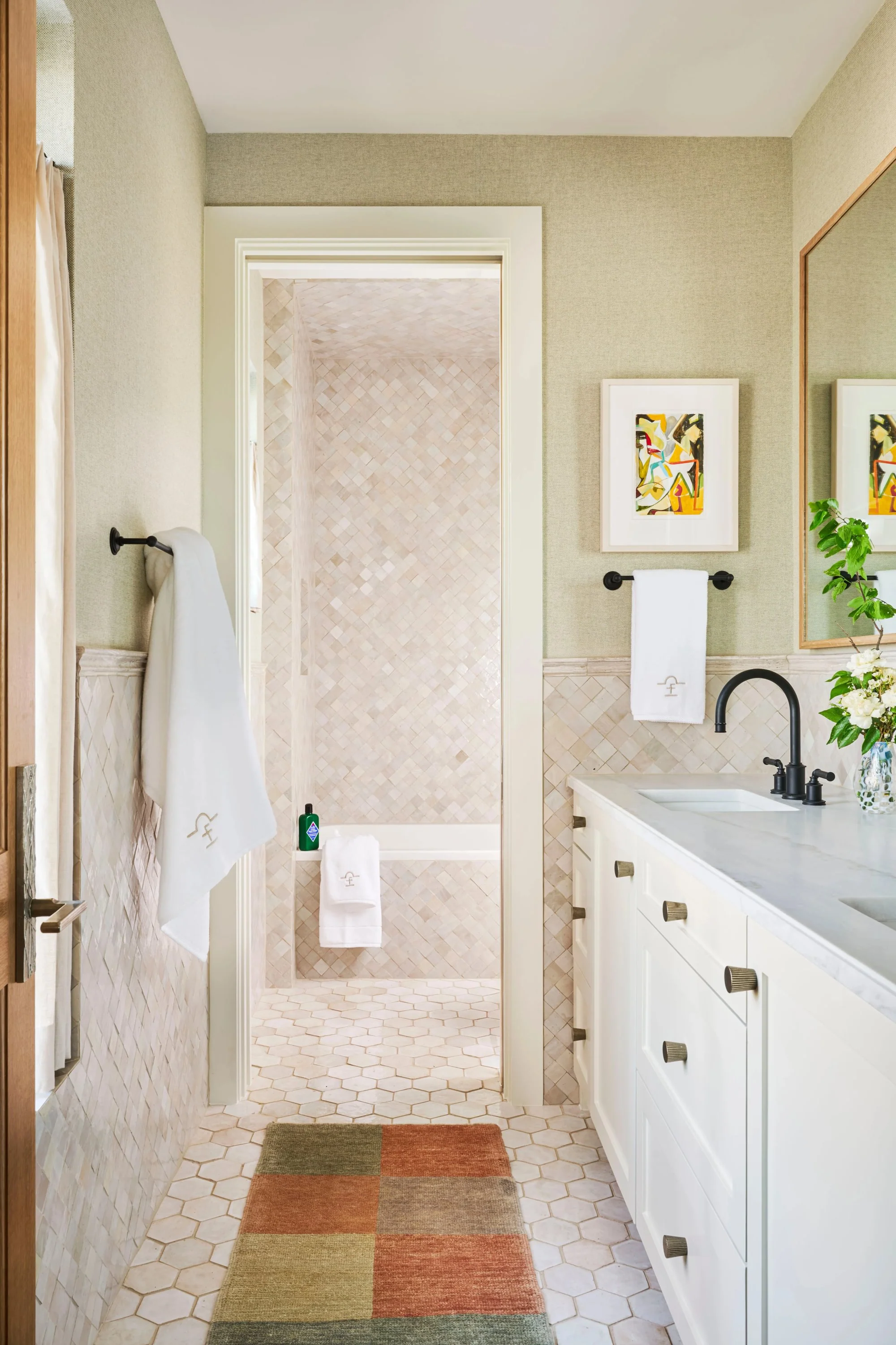Natural White 2x2 Mosaic Zellige Tile - Image 8