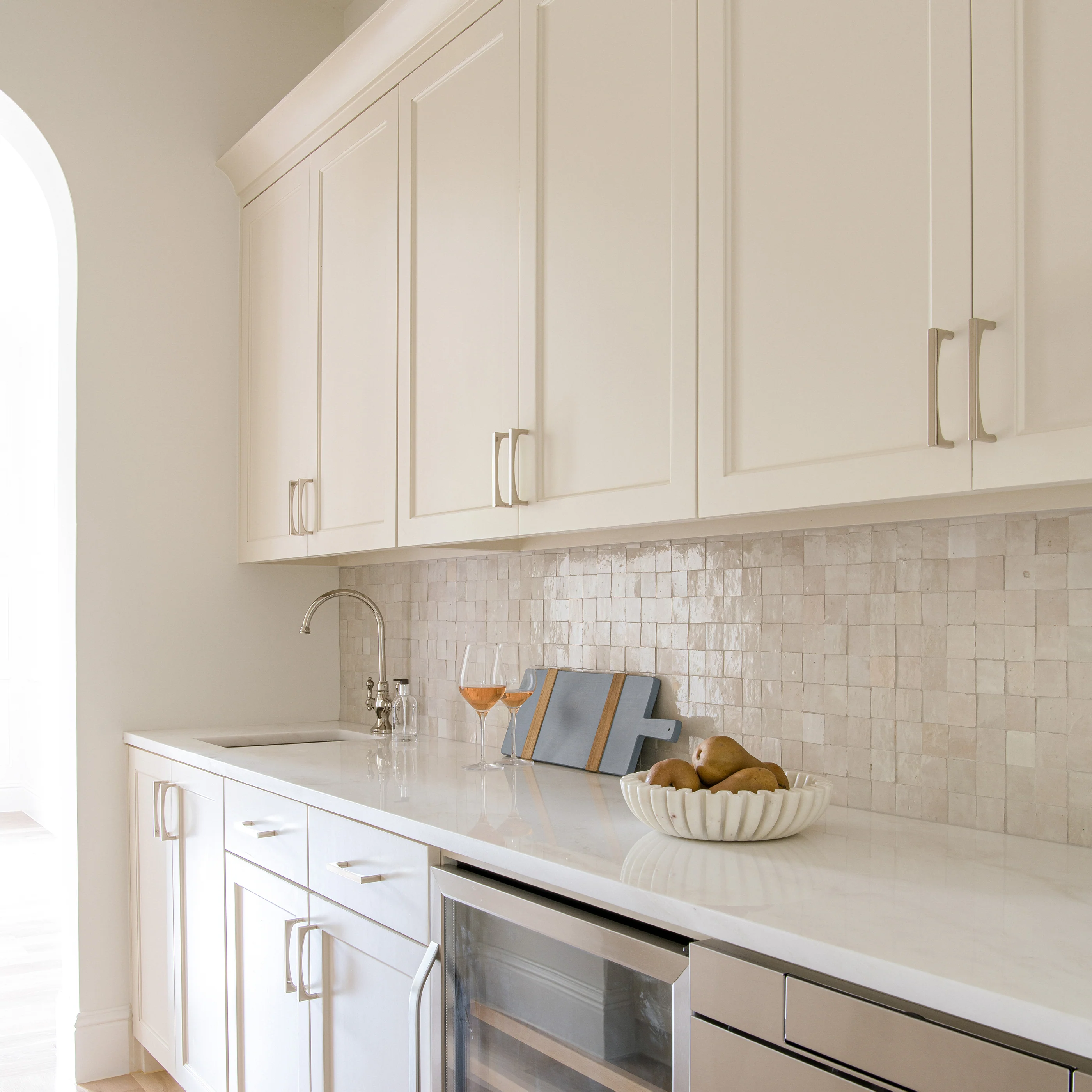 Natural White 2x2 Mosaic Zellige Tile - Image 9