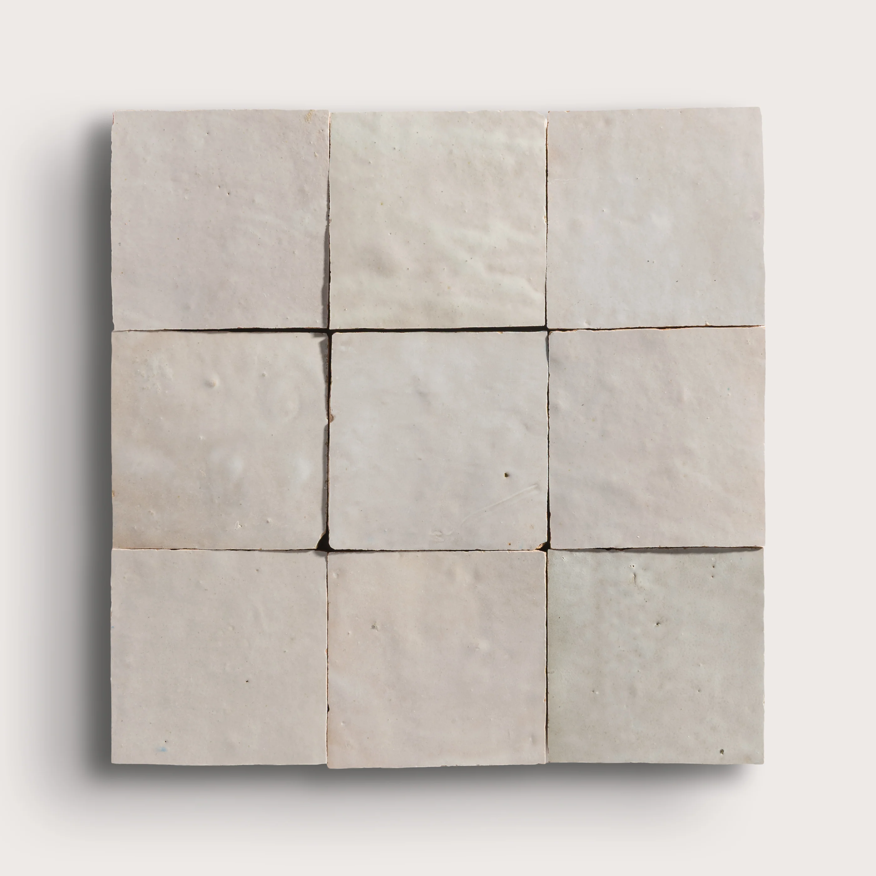 Natural White 4x4 Zellige Tile - Image 4