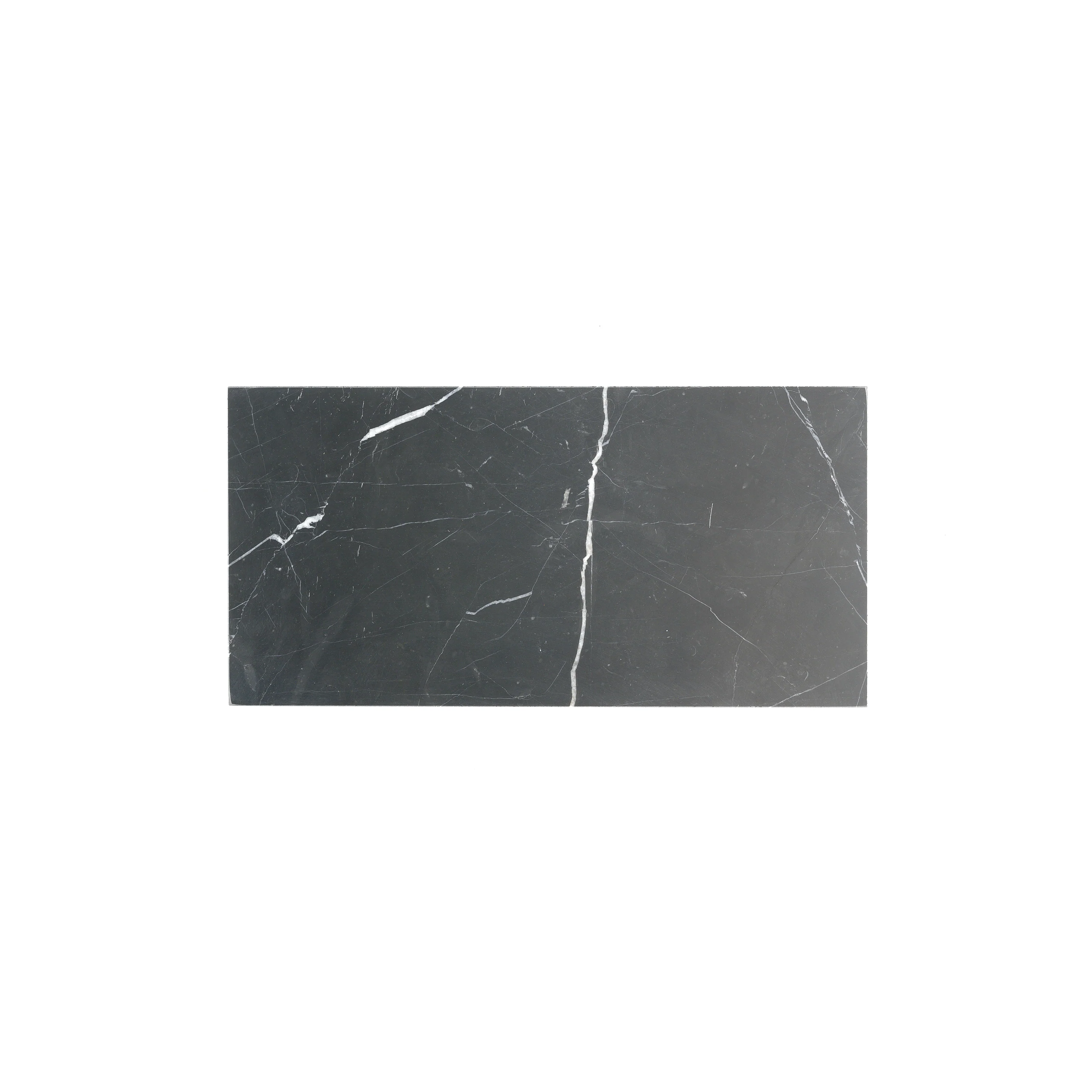 Nero Marquina 6x12 Marble Tile | Honed - Image 5