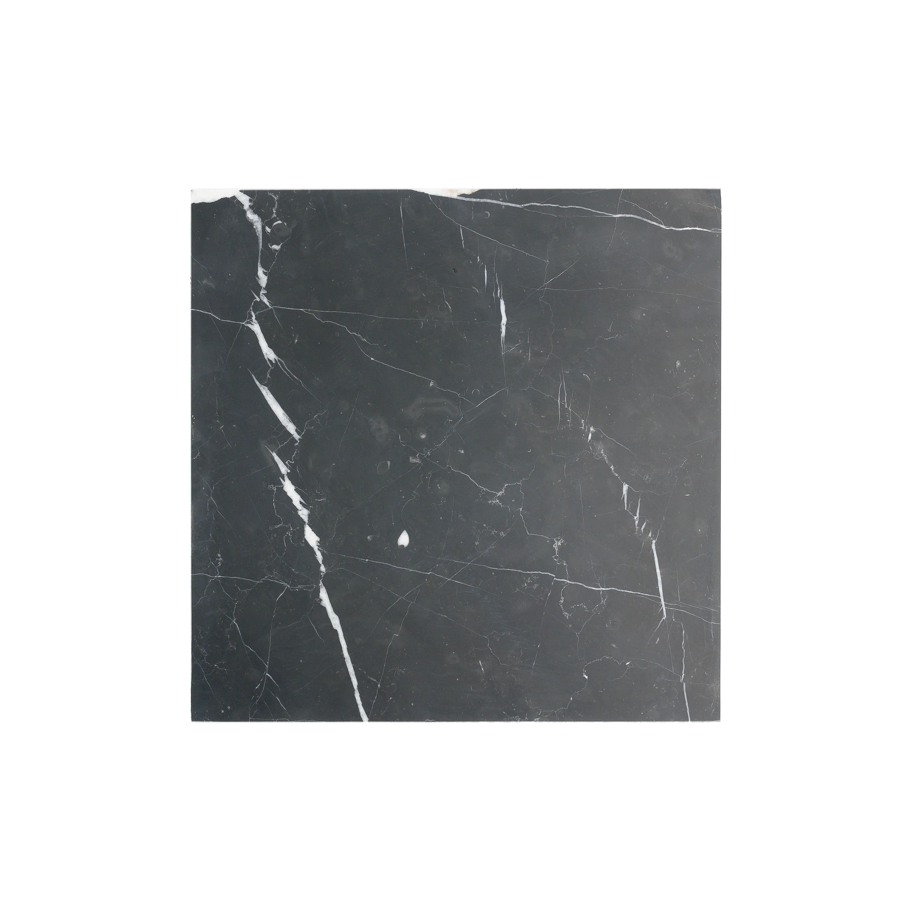 Nero Marquina 12x12 Marble Tile | Honed - Image 4