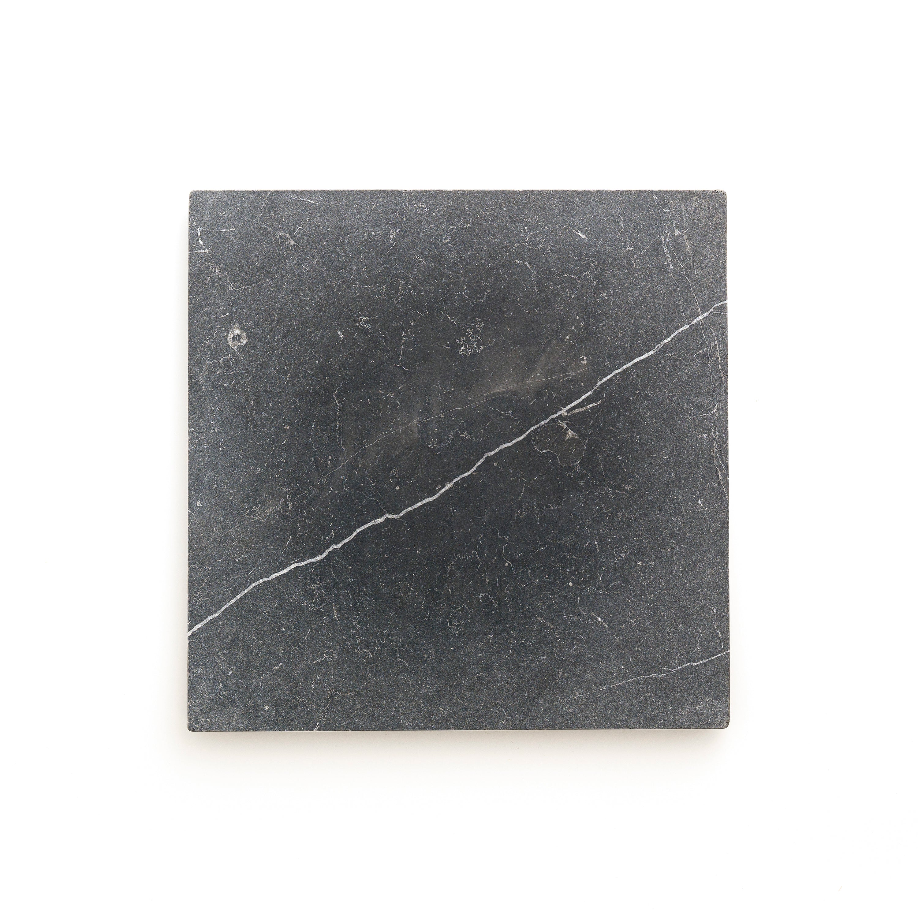 Nero Marquina 12x12 Marble Tile | Tumbled - Image 4