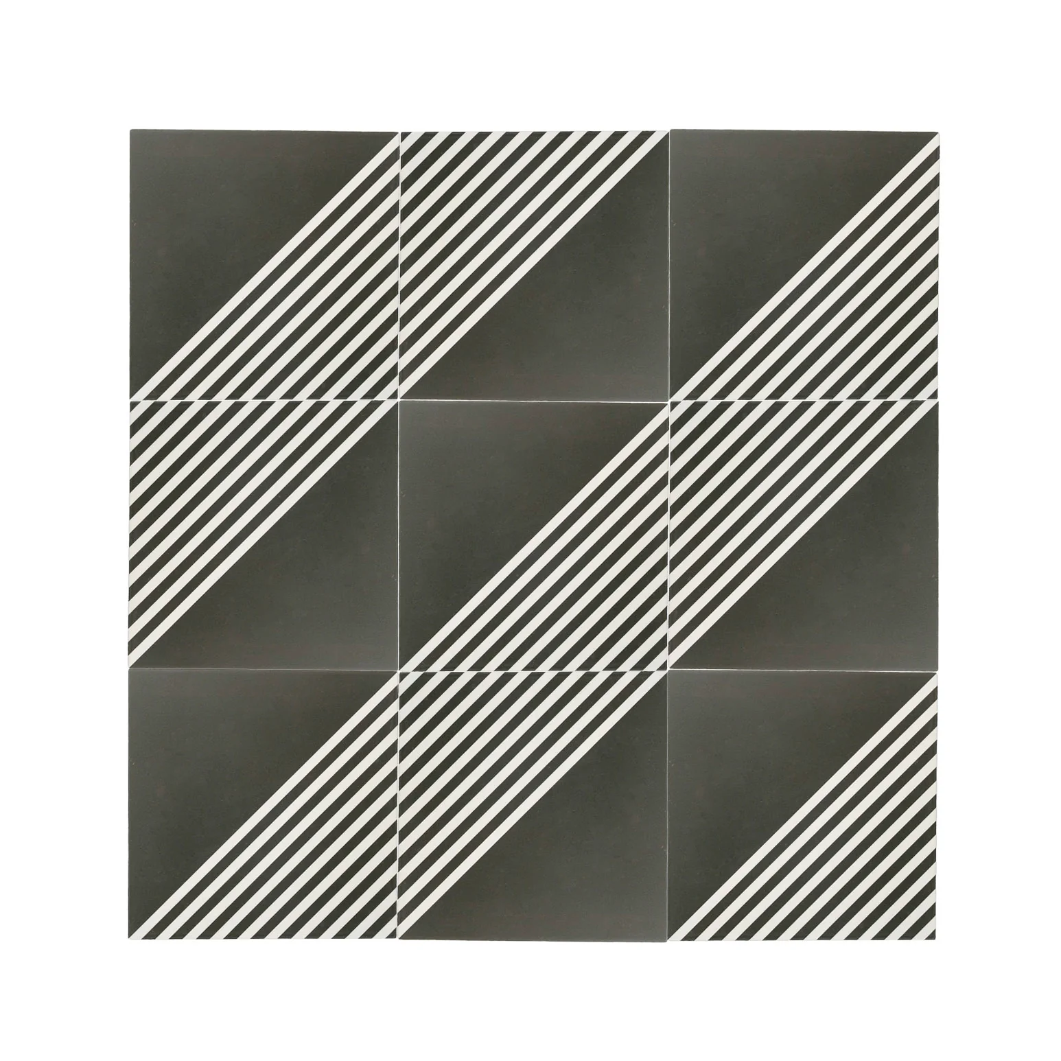 Nomad Black & White Ceramic Tile - Image 3