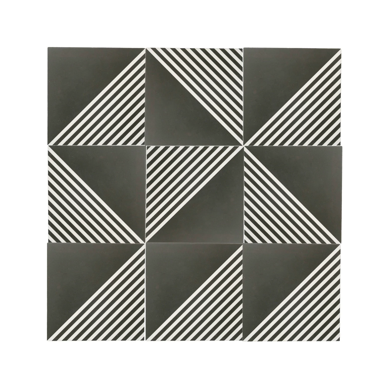 Nomad Black & White Ceramic Tile - Image 4