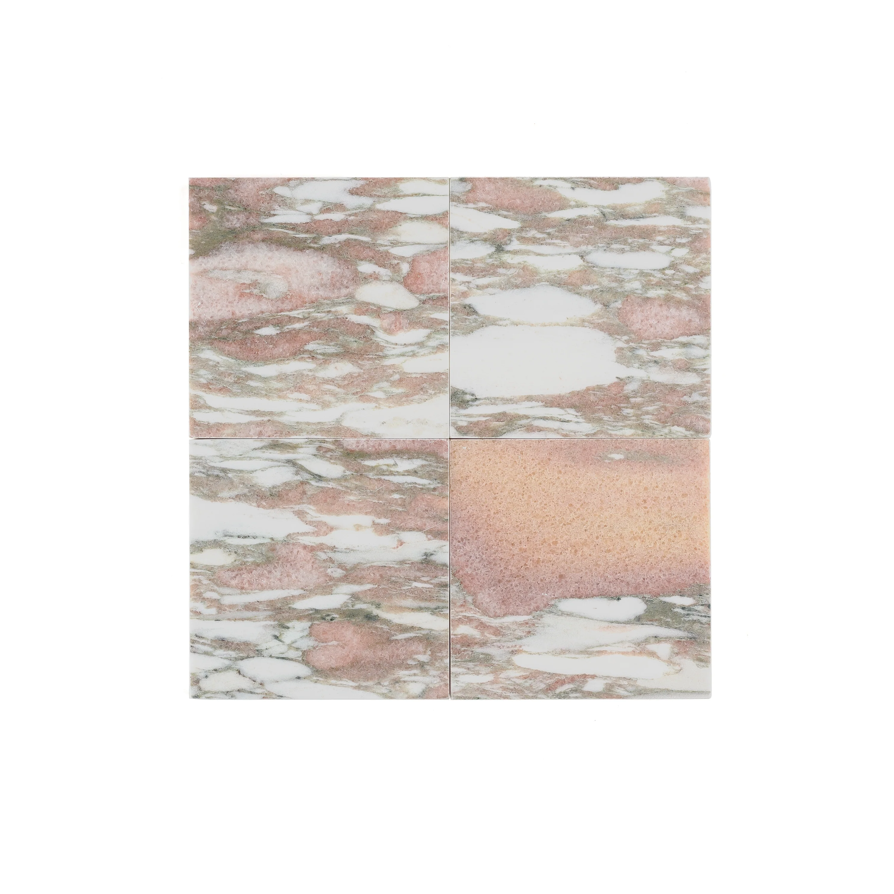 Norwegian Rose 6x6 Marble Tile | Honed