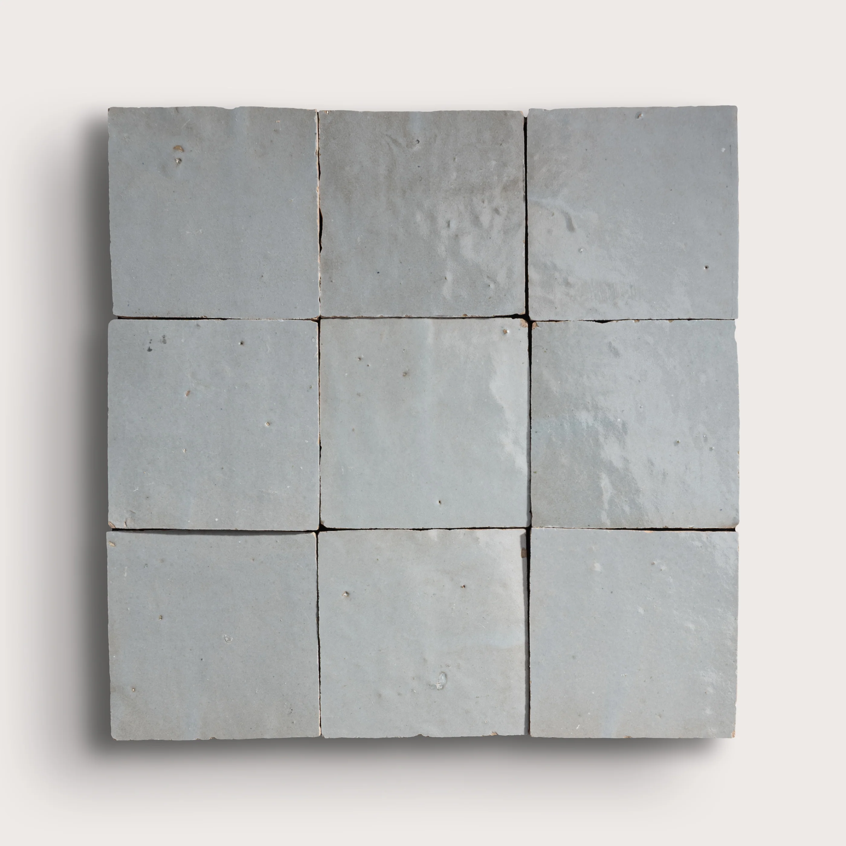 Pearl Blue 4x4 Zellige Tile - Image 4
