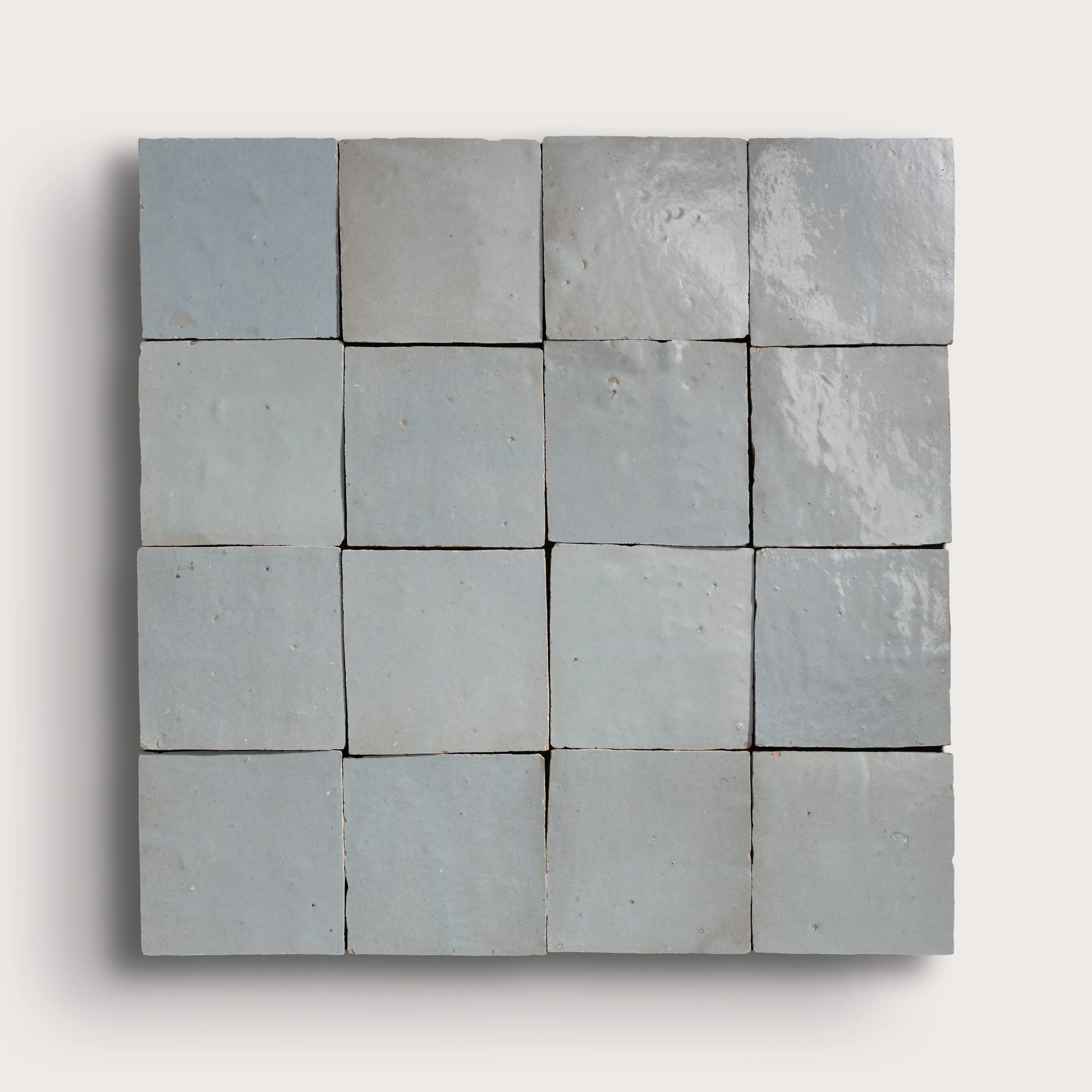 Pearl Blue 4x4 Zellige Tile - Image 5