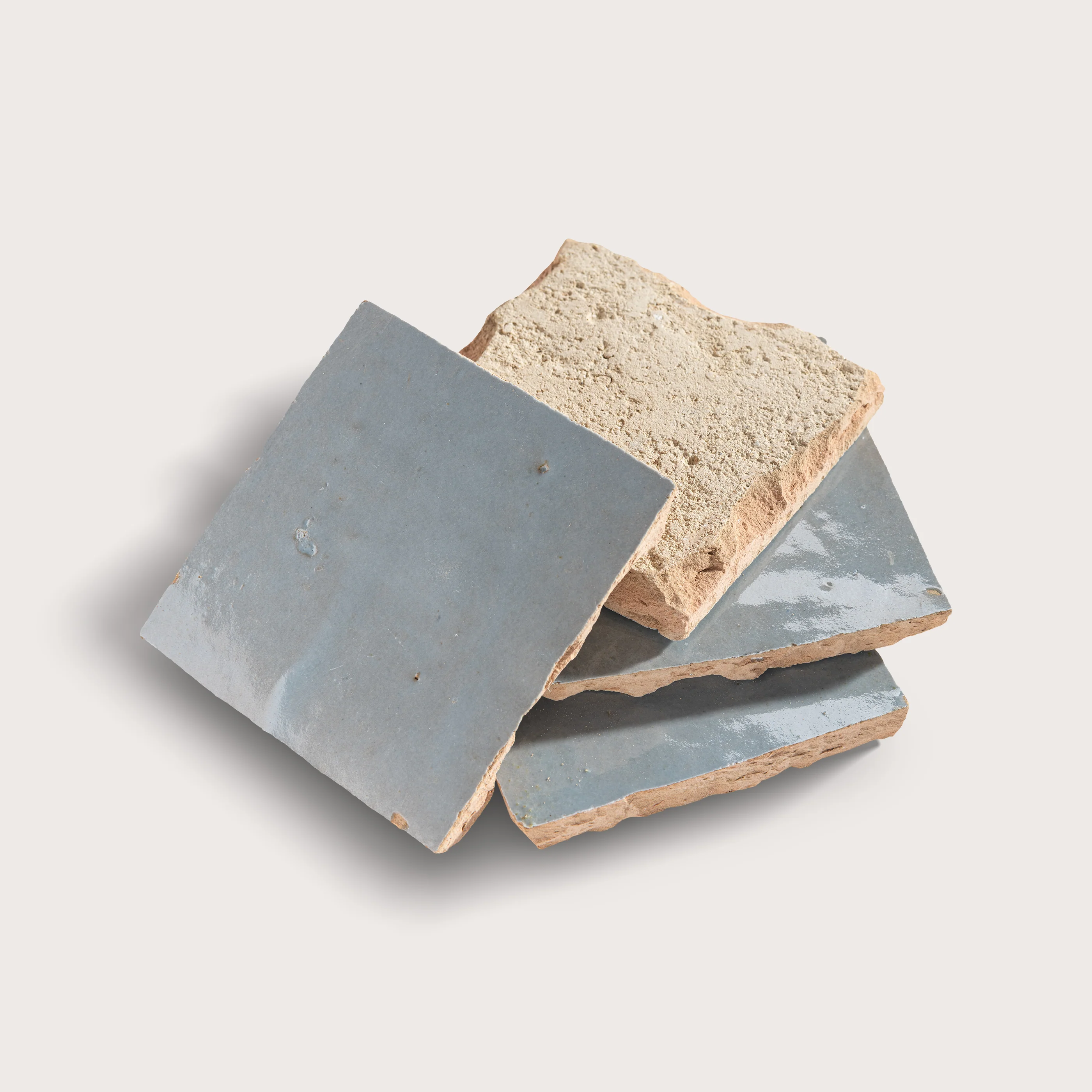 Pearl Blue 4x4 Zellige Tile - Image 6