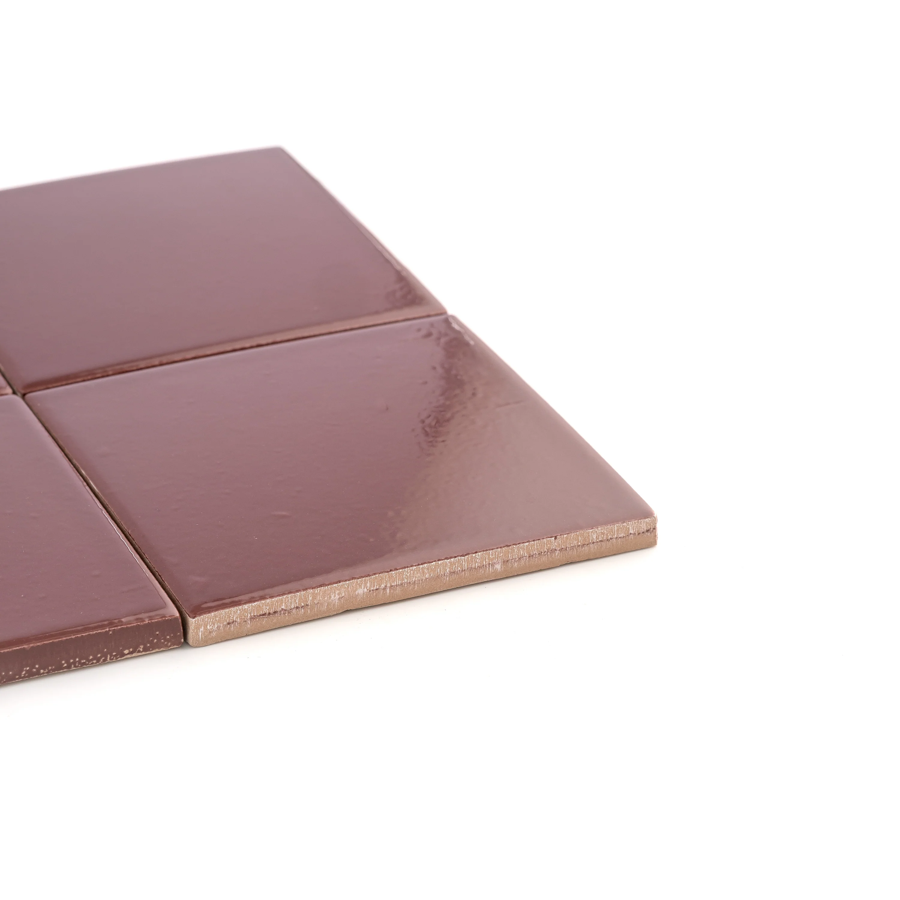 Red Red Wine 4x4 Ceramic Tile | Glossy - Image 3