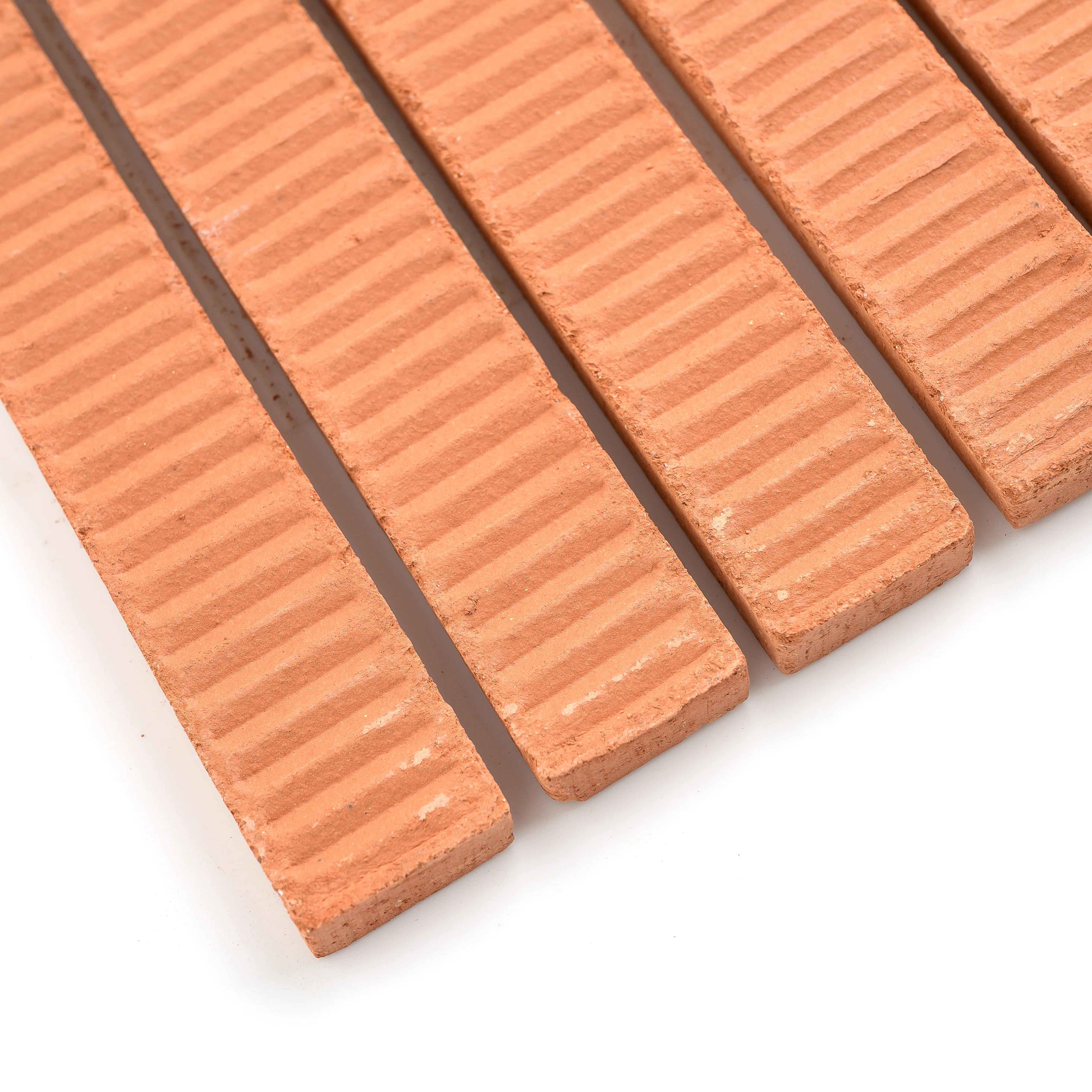 Red Terracotta Sticks Mosaic Tile 1x8 - Image 3