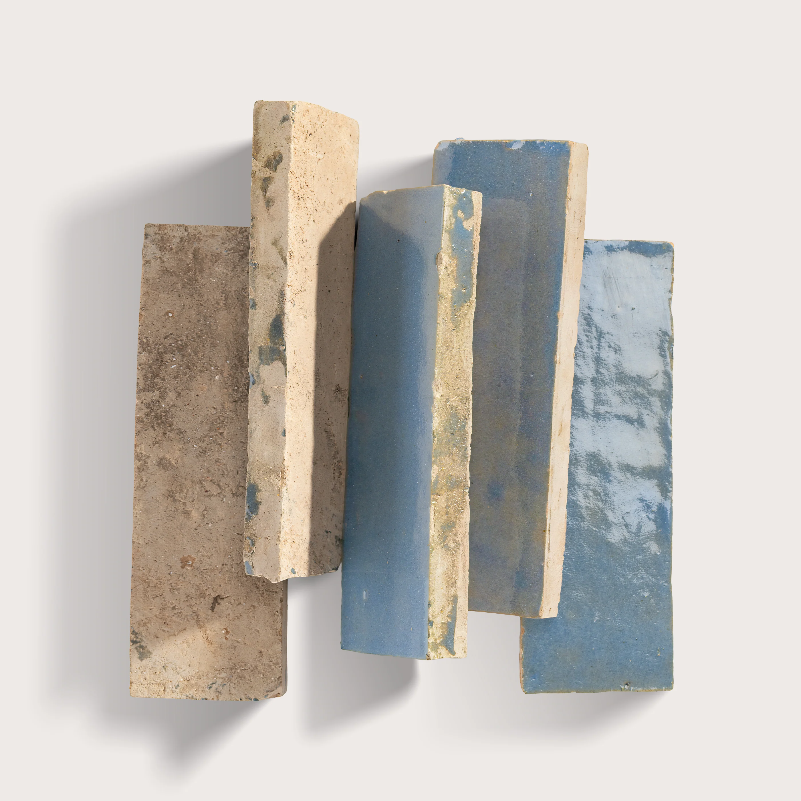 Sahara Mist Blue 2x6 Thin Bejmat Zellige Tile - Image 3