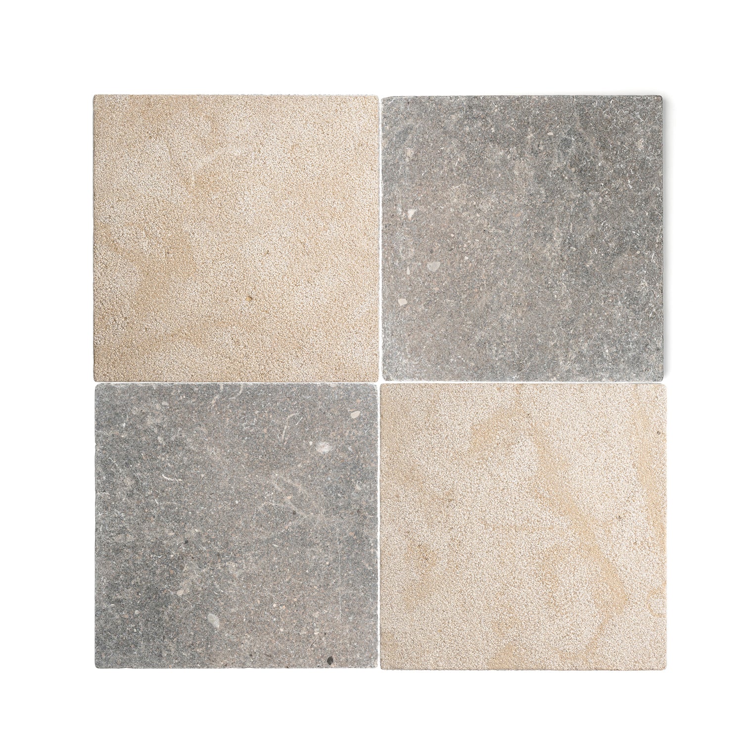 Sample: Bundle - Akal Tumbled & Azru Sand Hammered Moroccan Limestone