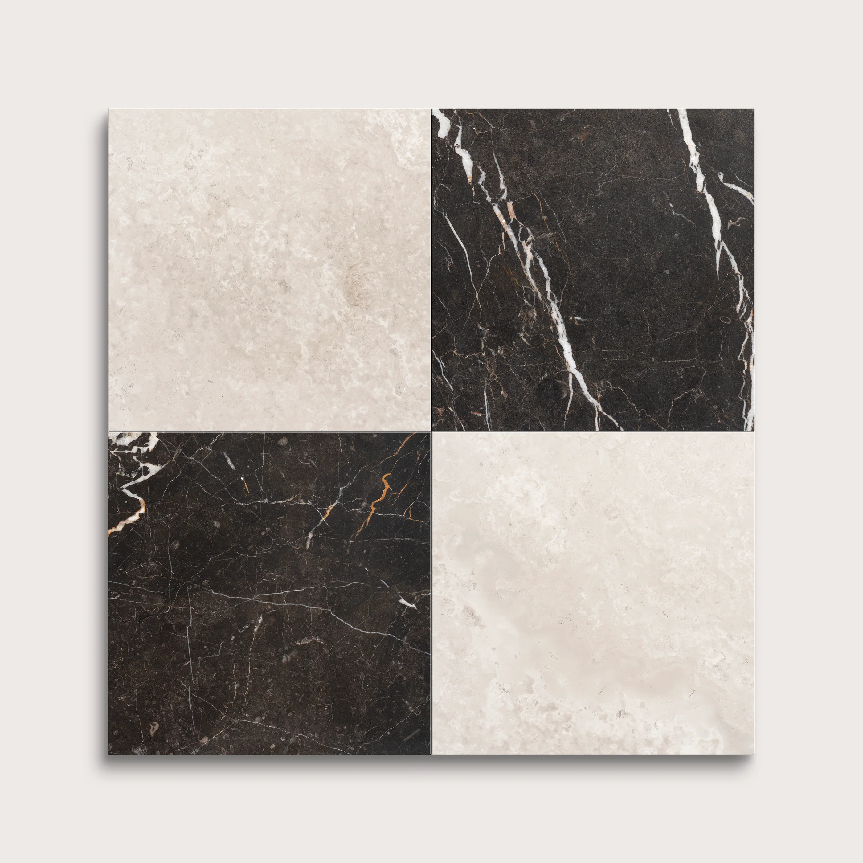 Sample: Bundle - Beige Wave Cross Cut & Truffle Limestone & Marble | Honed