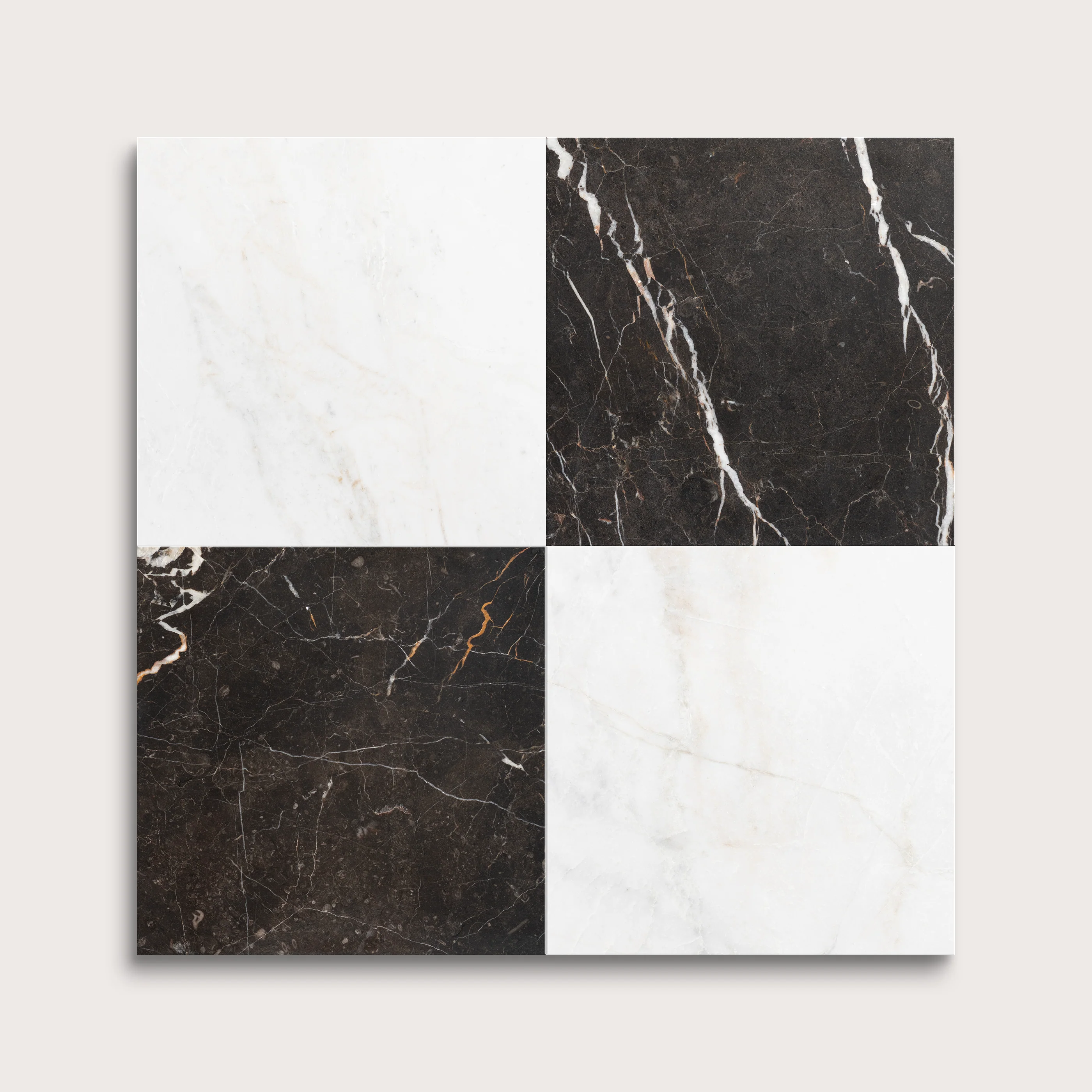 Sample: Bundle - Casablanca Gold & Truffle Marble | Honed