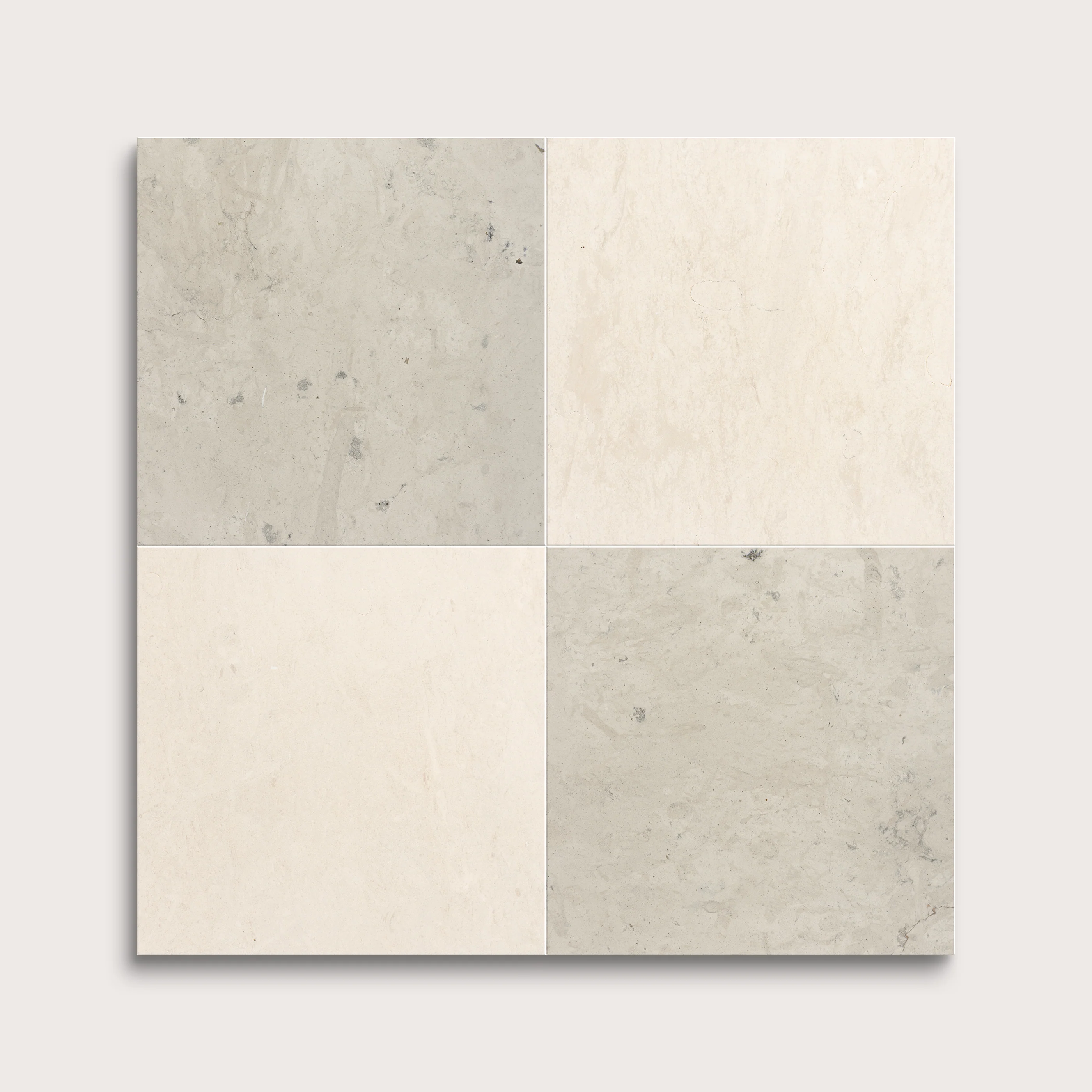Sample: Bundle - Chateau Grey & Saharan Sand Limestone | Honed