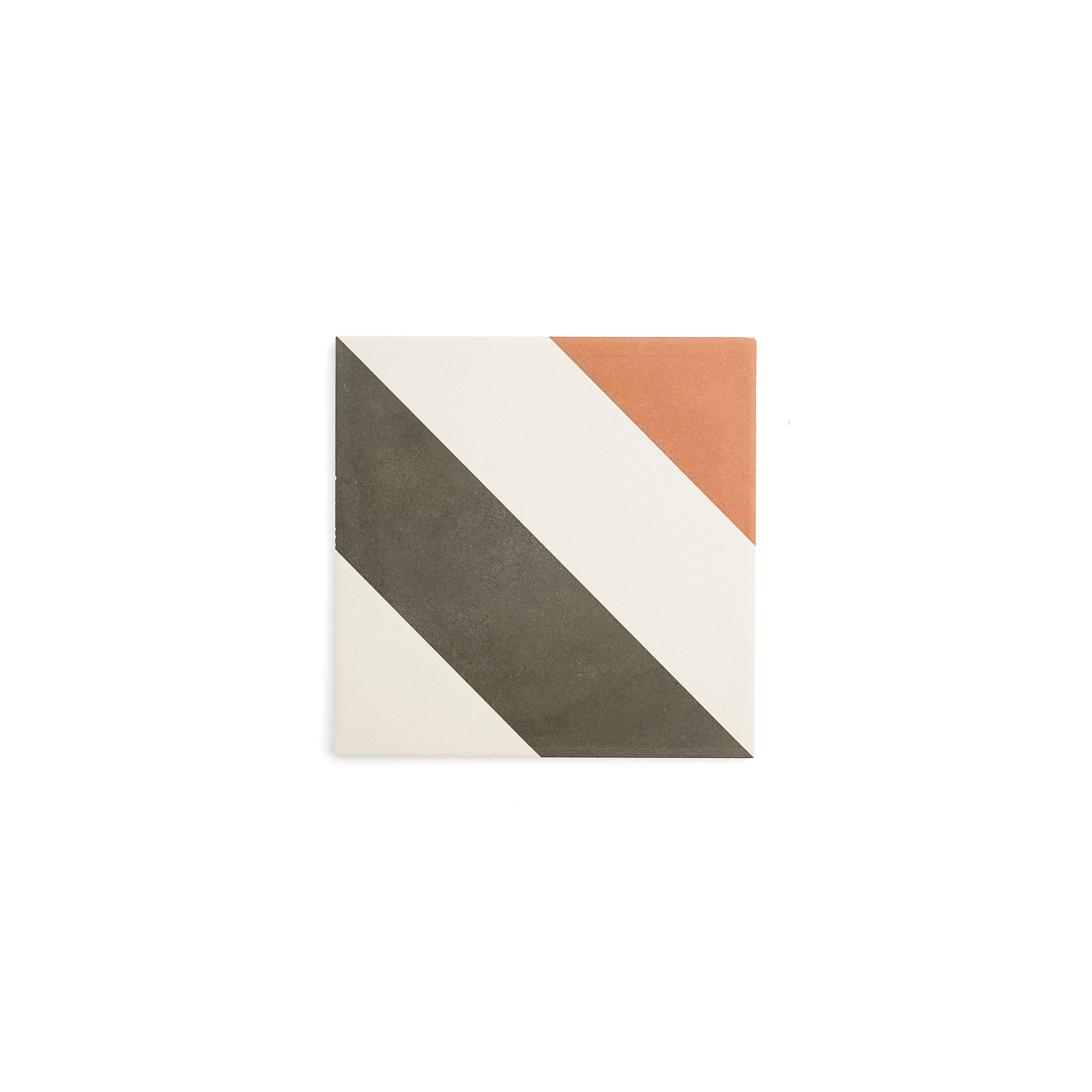 Cayman Black, Terracotta & White Ceramic Tile - Image 5