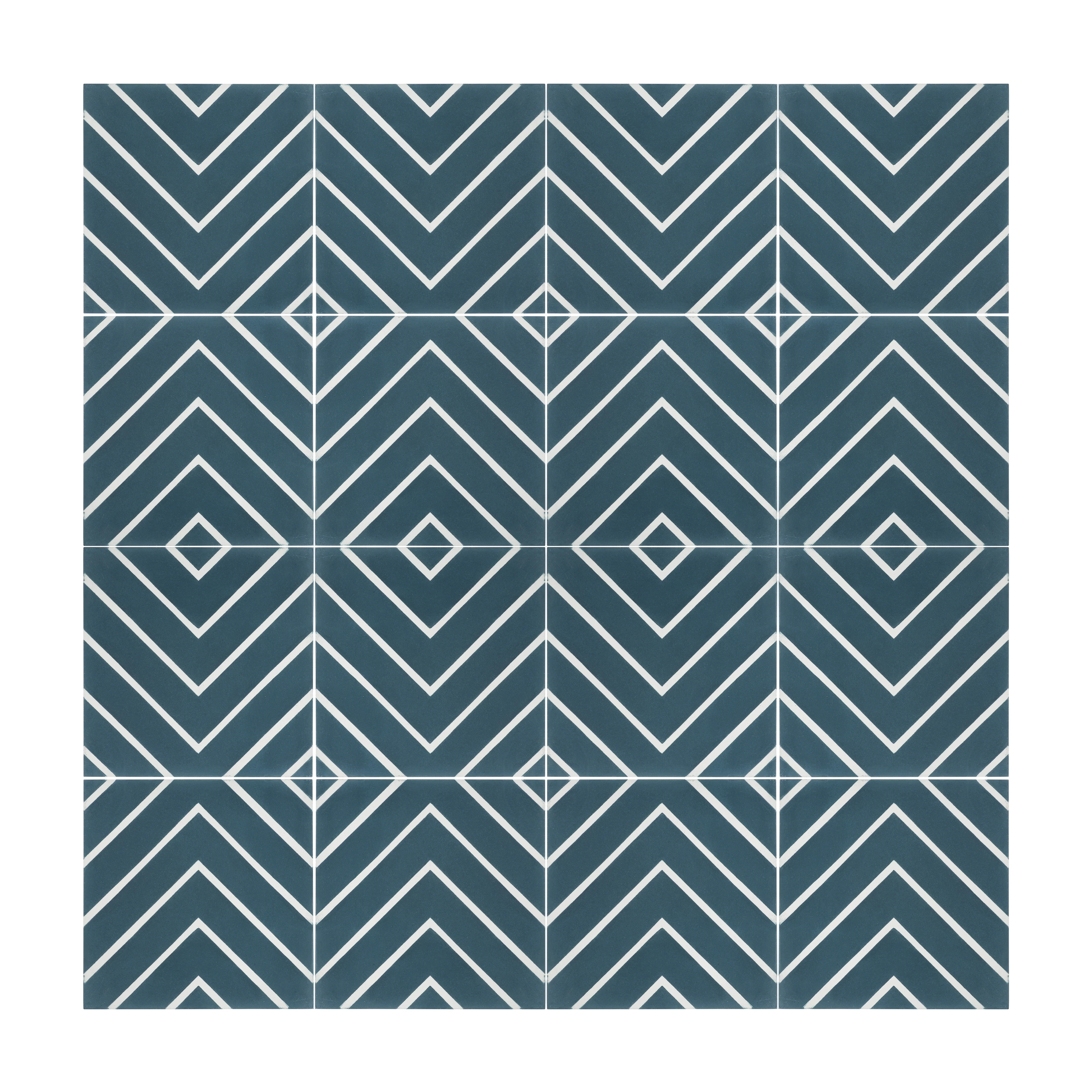Sample: Maya Blue Cement Tile - Image 3