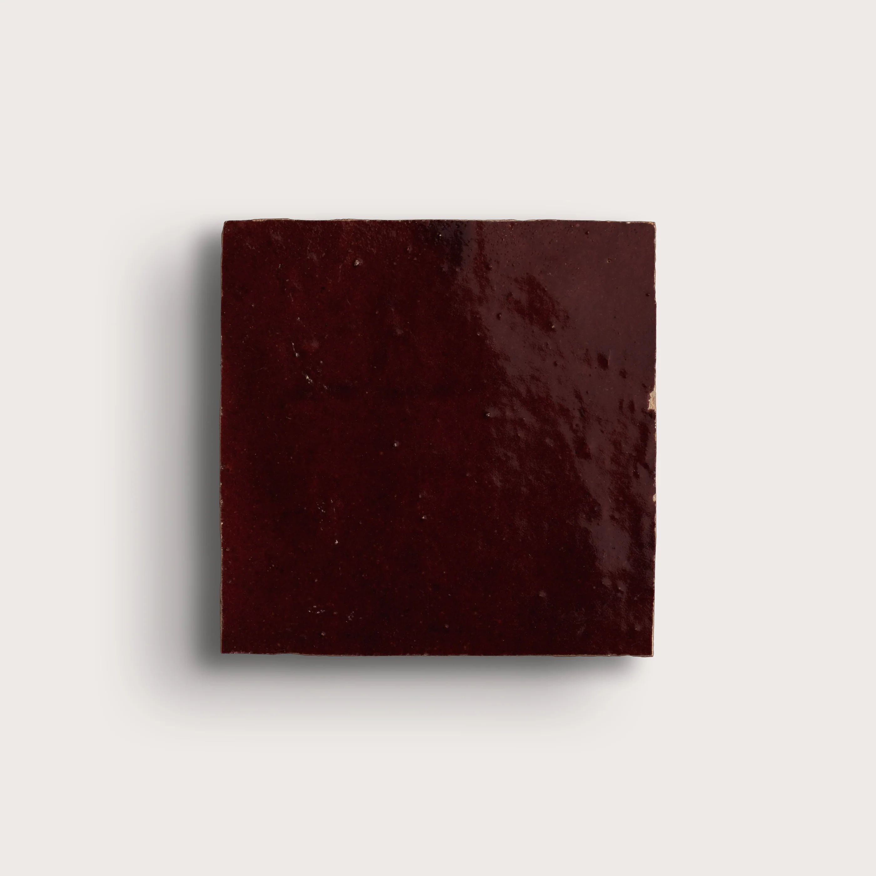 Sample: Merlot 4x4 Zellige Tile