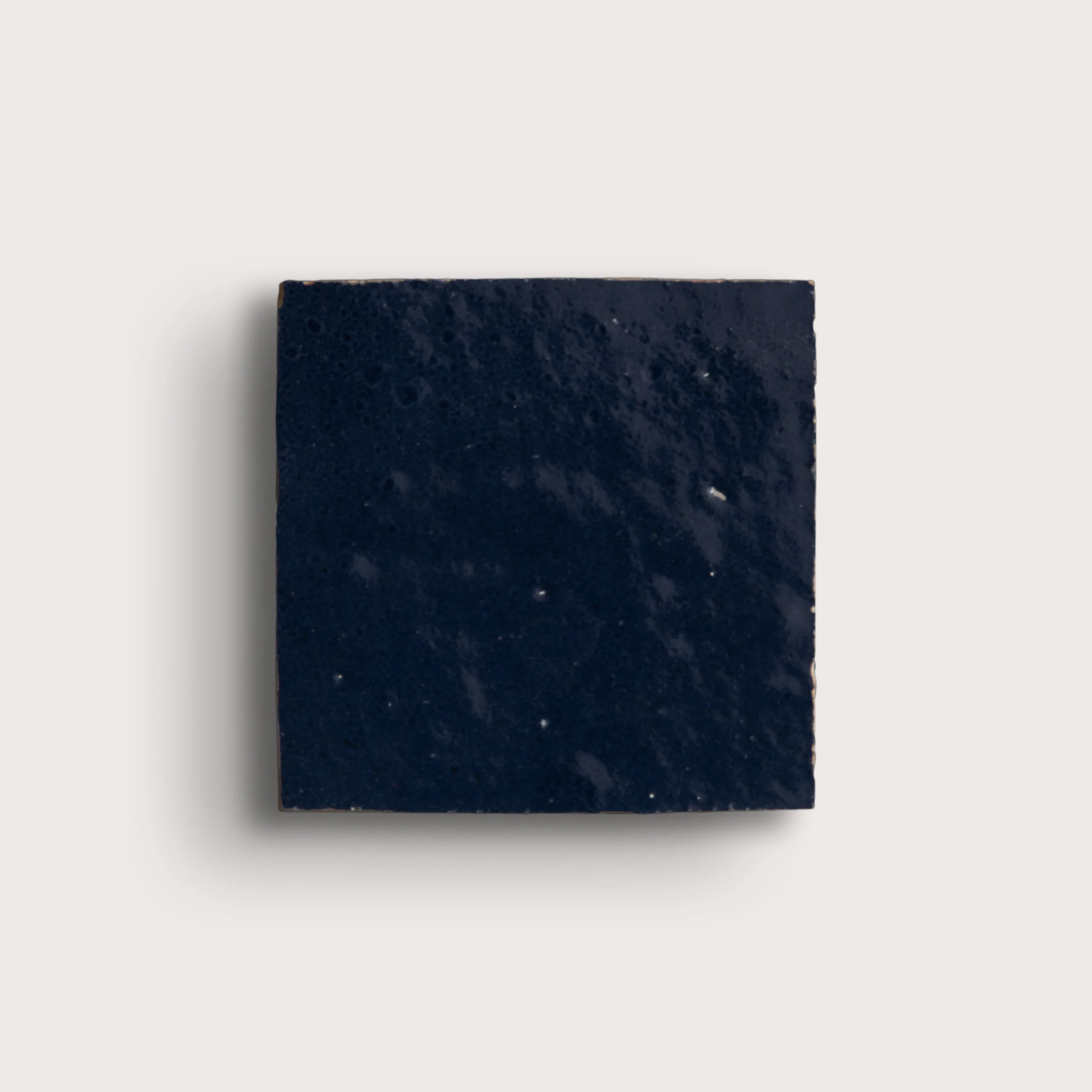 Sample: Midnight Blue 4x4 Zellige Tile (1 sample piece)