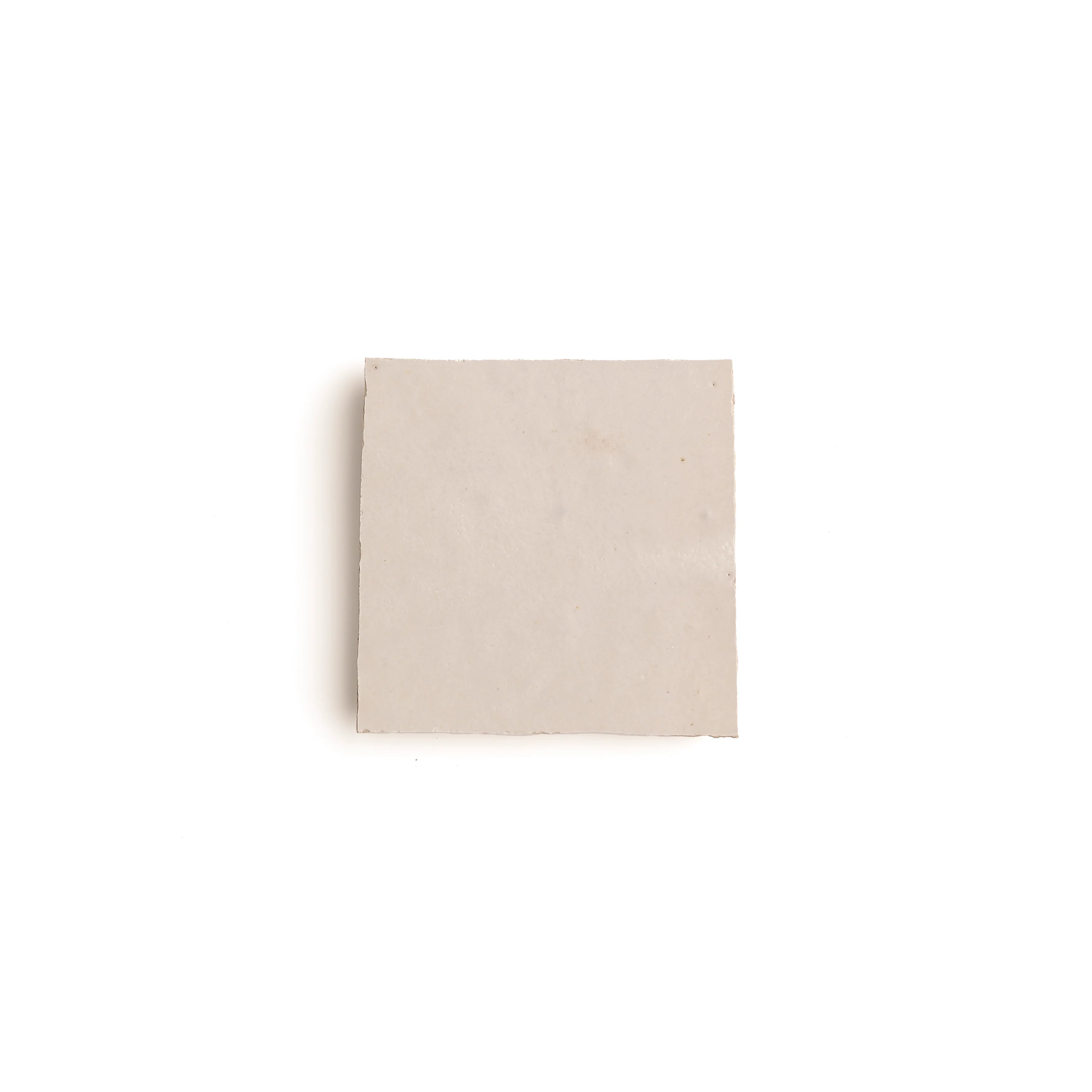 Sample: Natural White 4x4 Zellige Tile