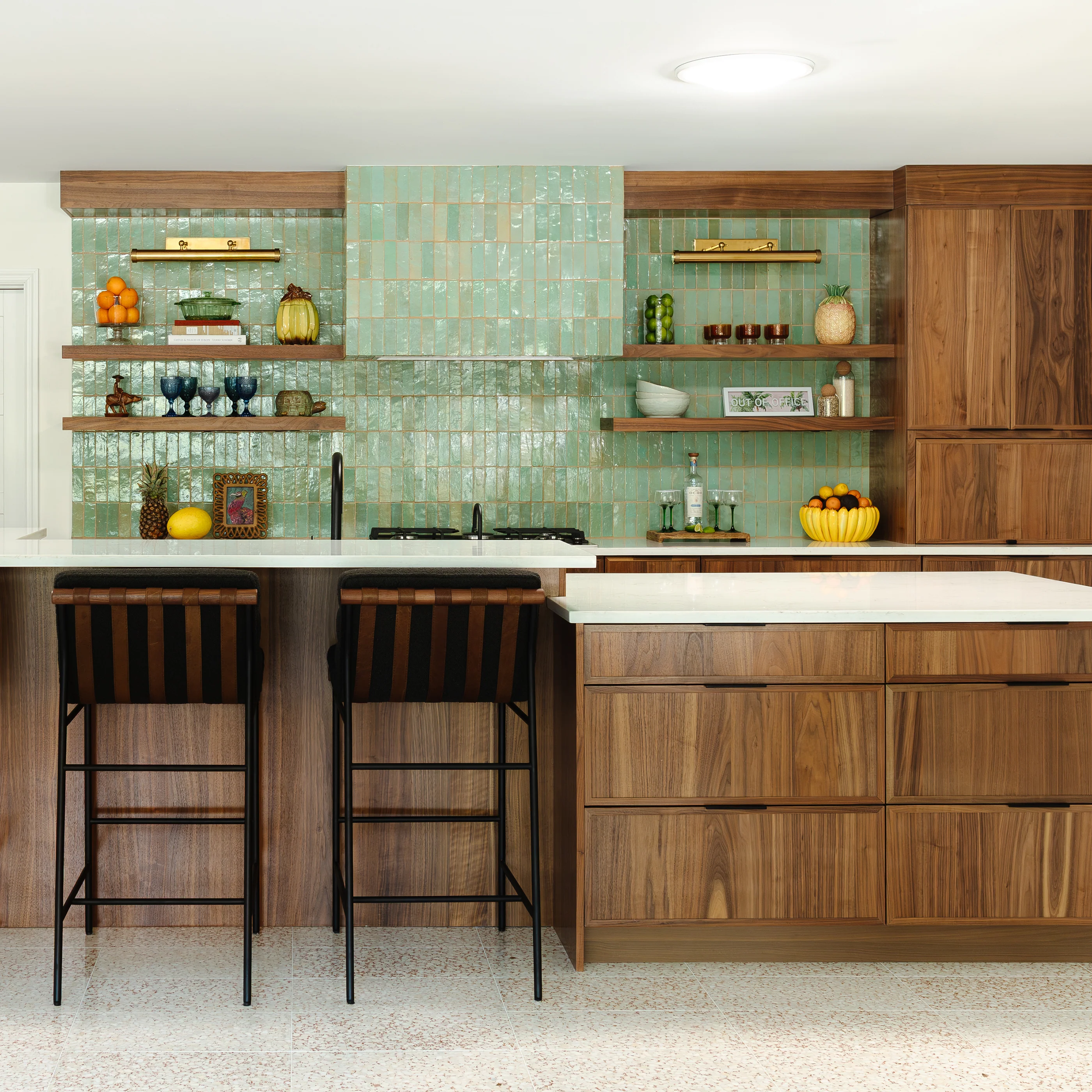 Sea Green 2x6 Thin Bejmat Zellige Tile - Image 5