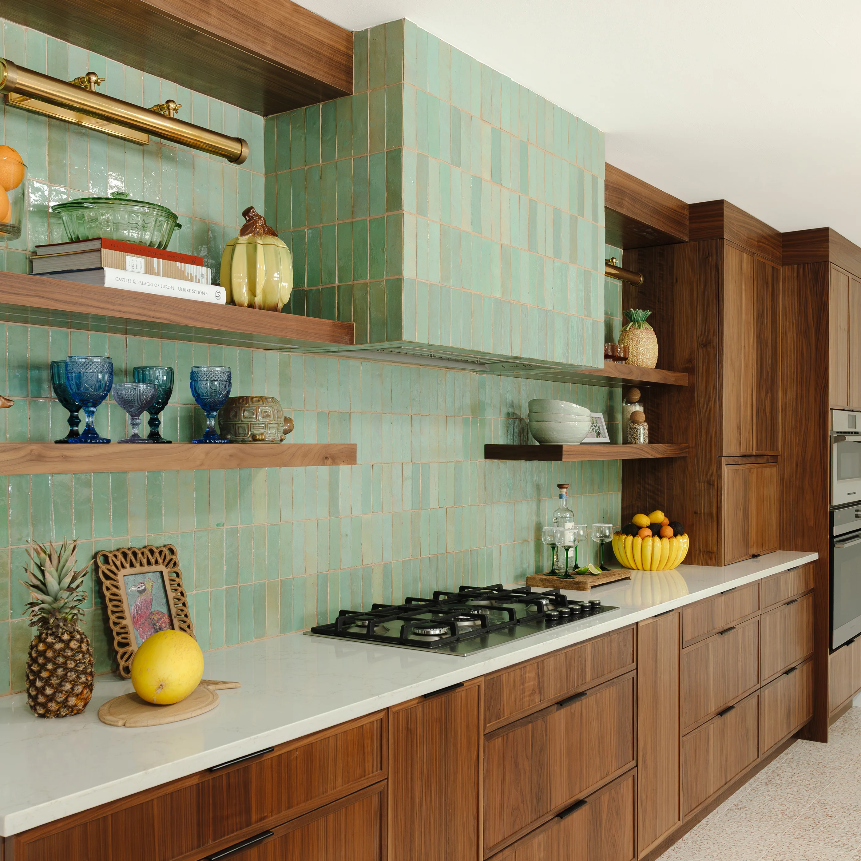 Sea Green 2x6 Thin Bejmat Zellige Tile - Image 6