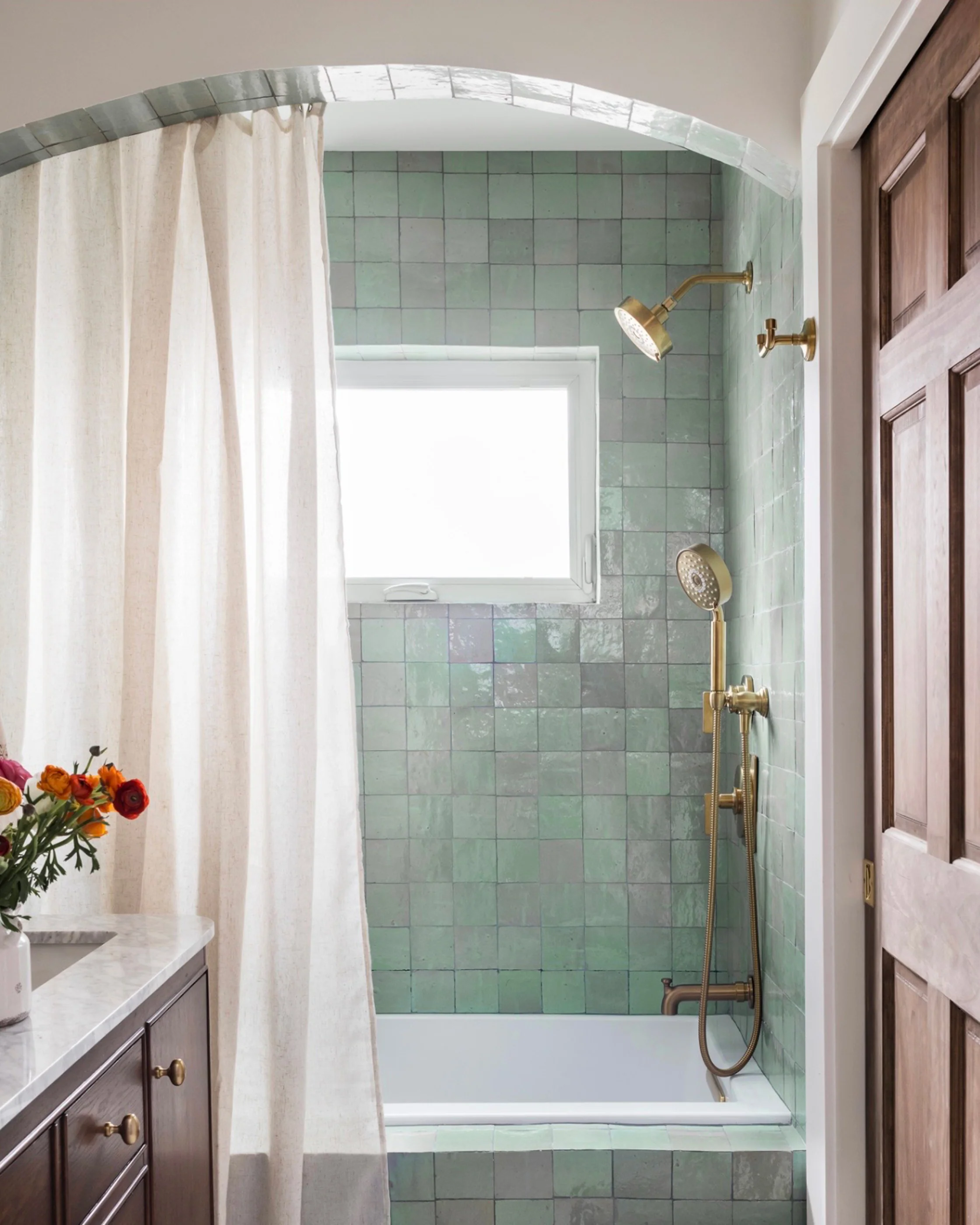 Sea Green 4x4 Zellige Tile - Image 9