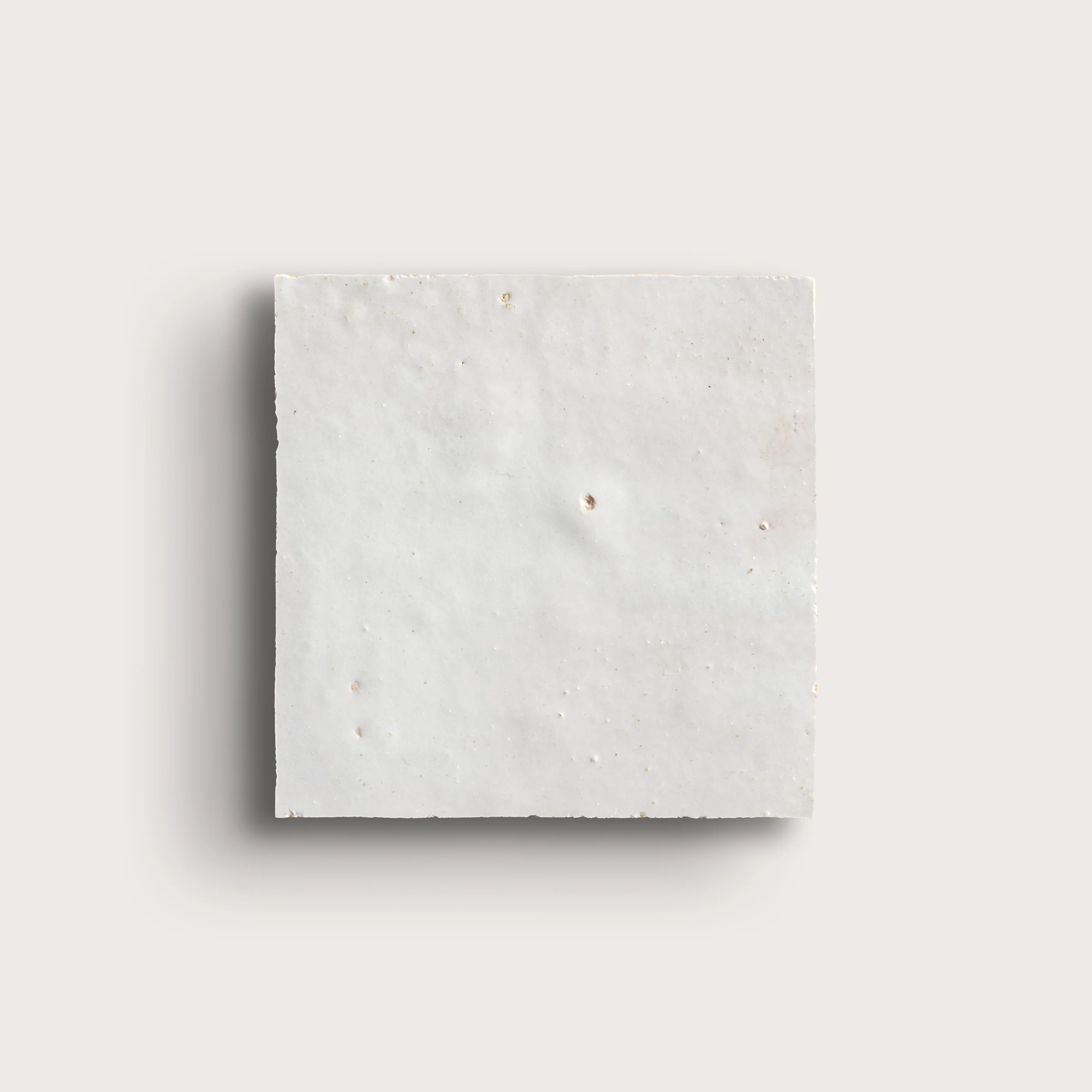 Snow White 4x4 Zellige Tile - Image 3