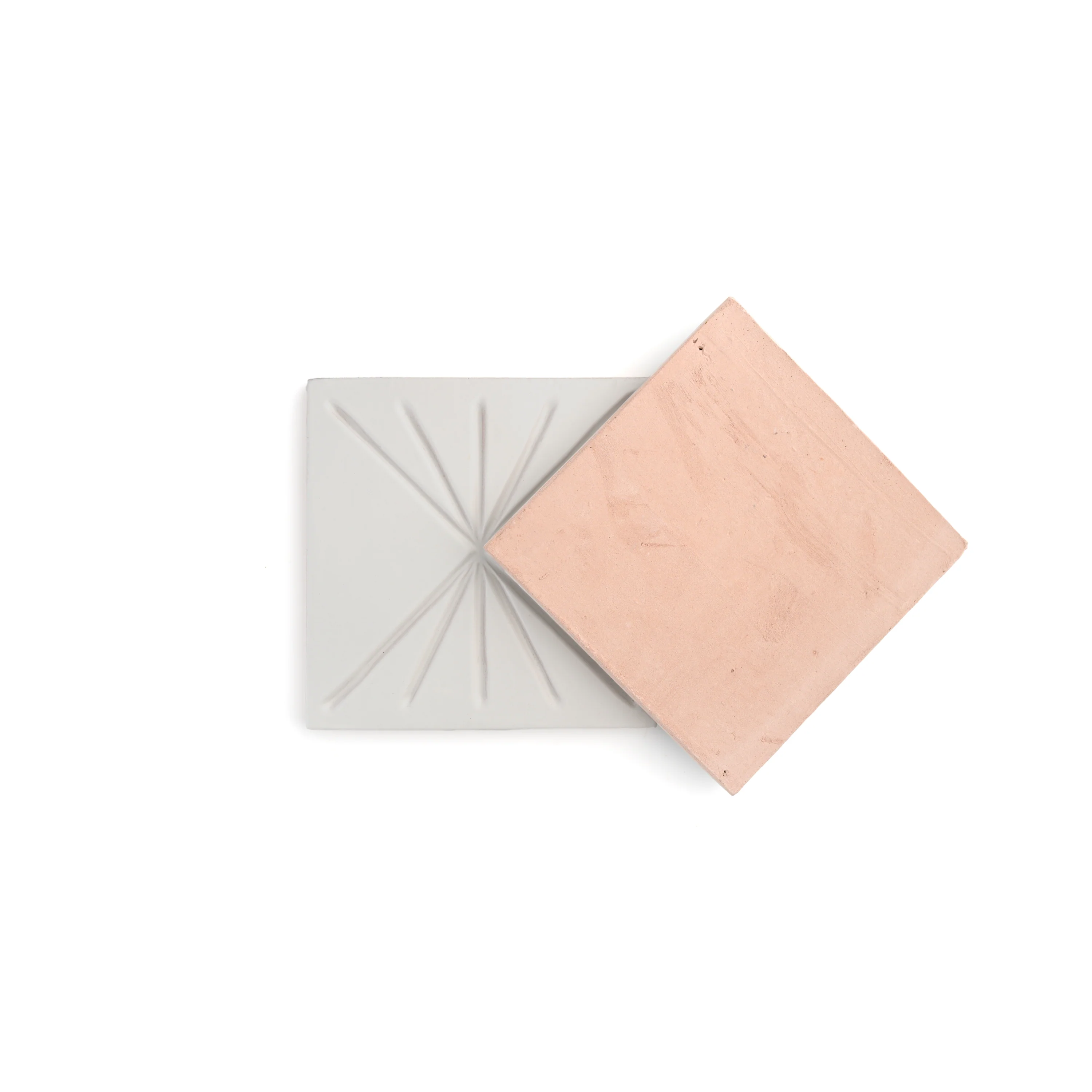 Tepoz White 6x6 Dimensional Relief Artisan Ceramic Tile - Image 3