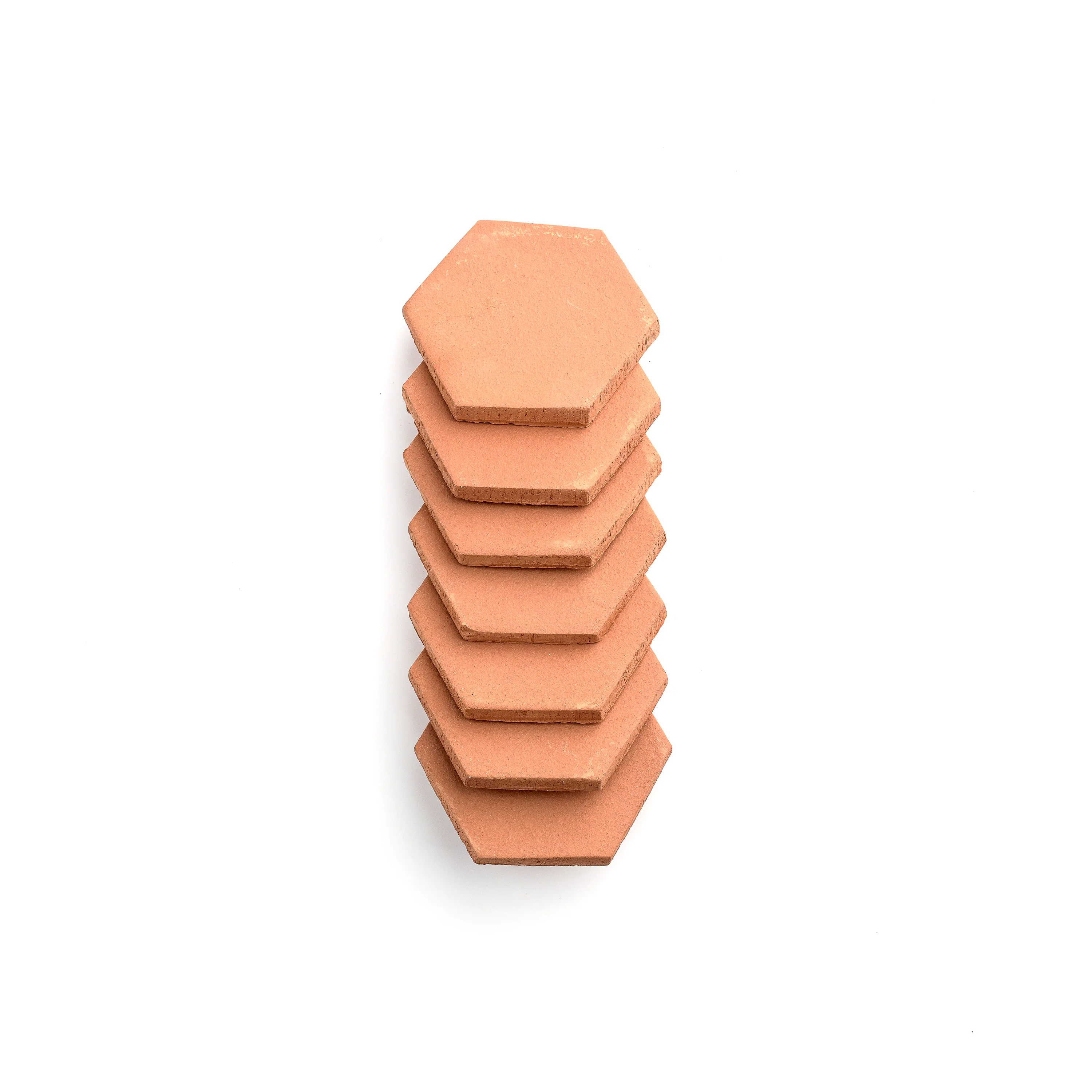 Hexagon 4 Inch Terracotta Tile - Image 2