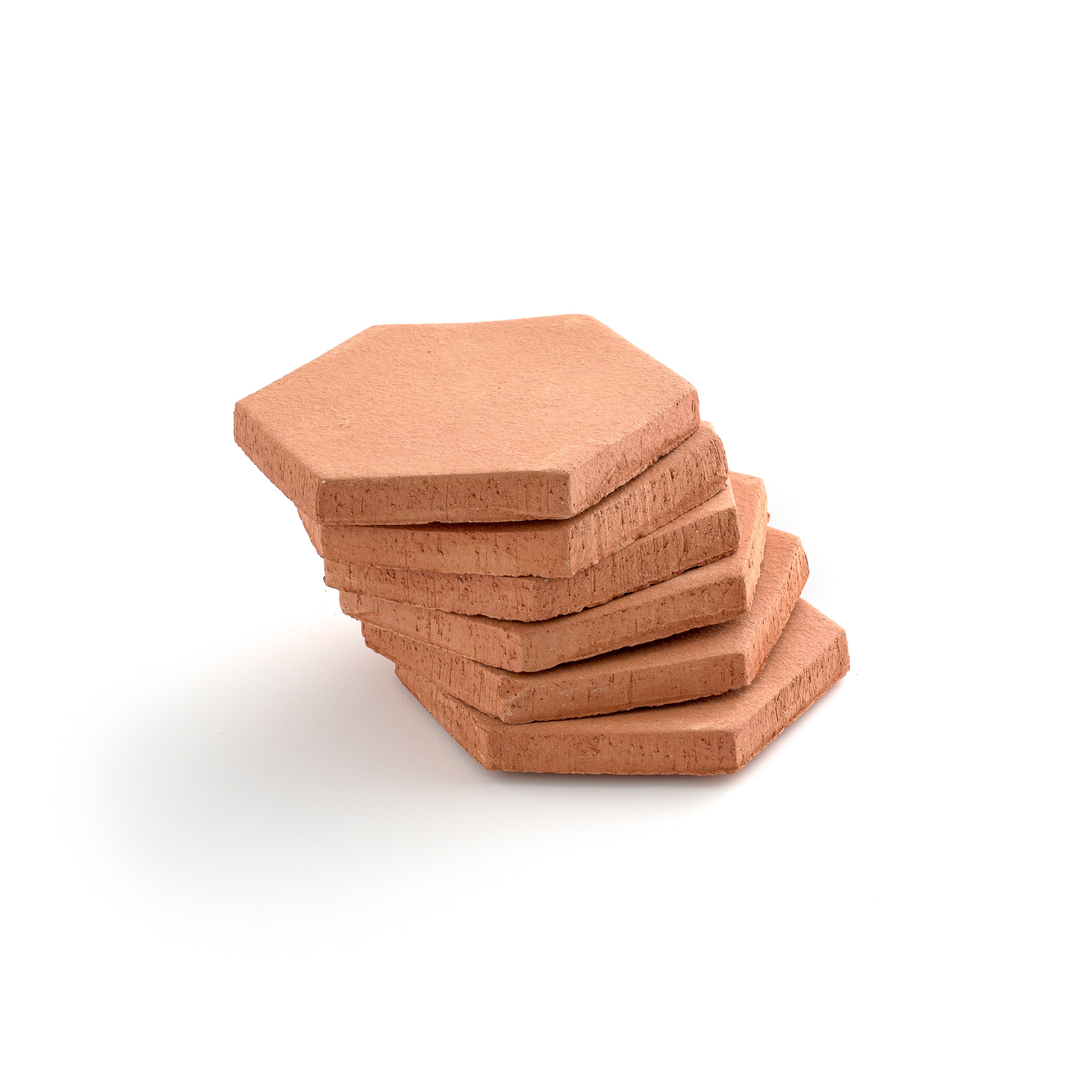Hexagon 4 Inch Terracotta Tile - Image 4
