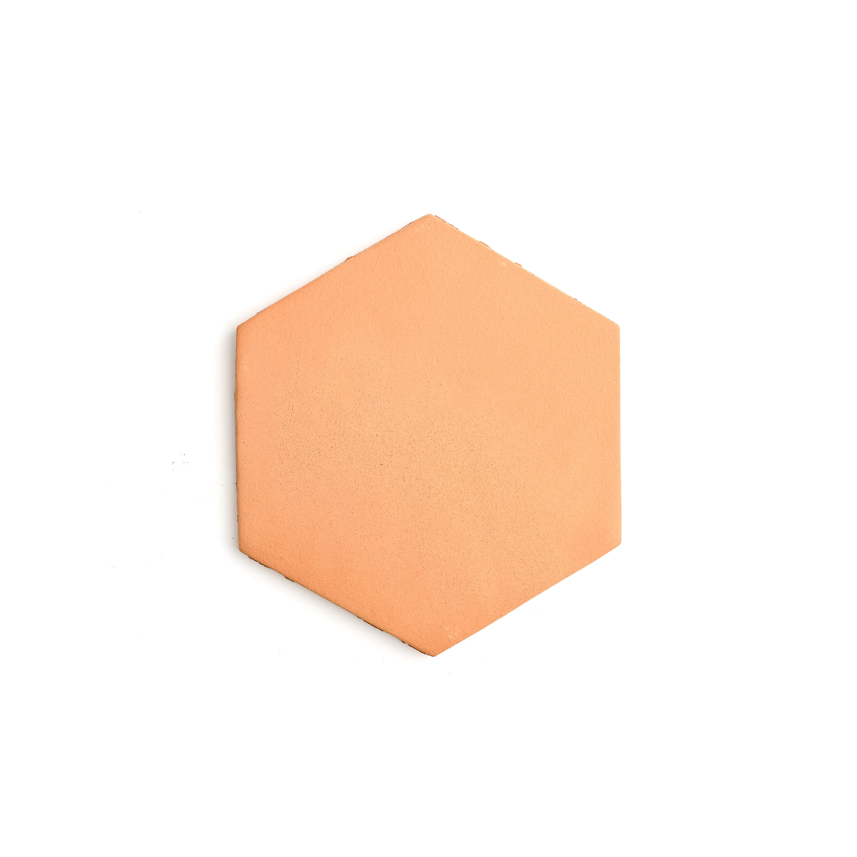 Hexagon 8 Inch Terracotta Tile - Image 3