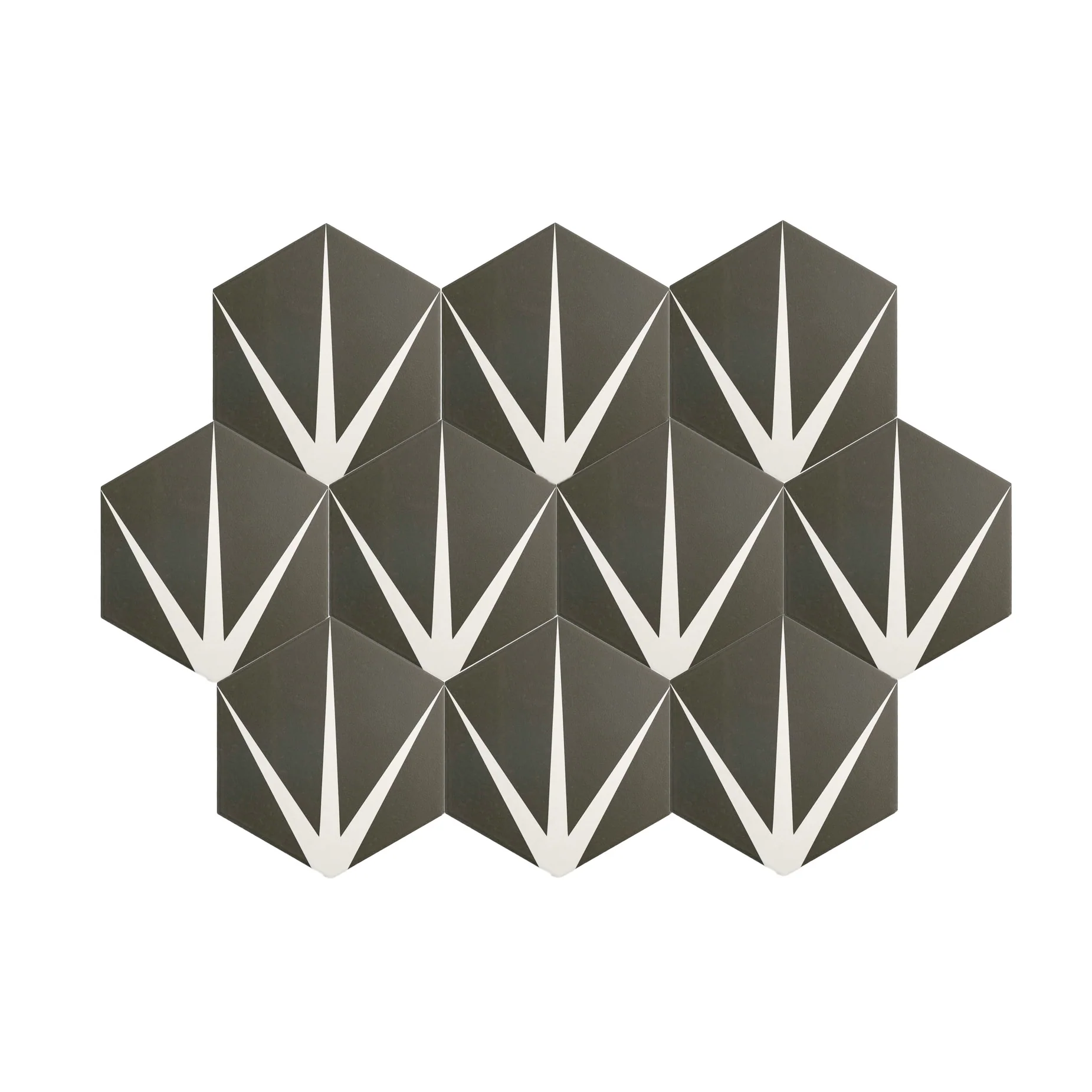 Trident Black Ceramic Tile
