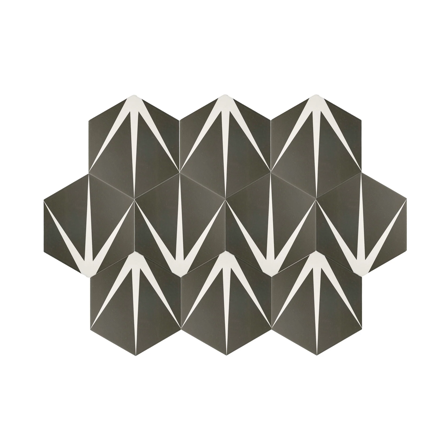 Trident Black Ceramic Tile - Image 2