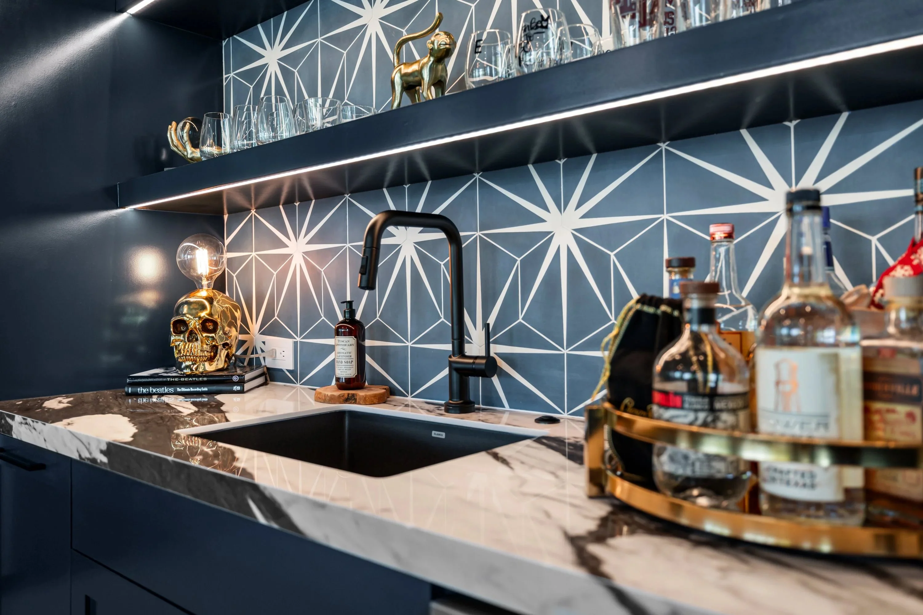 Trident Blue Ceramic Tile - Image 6