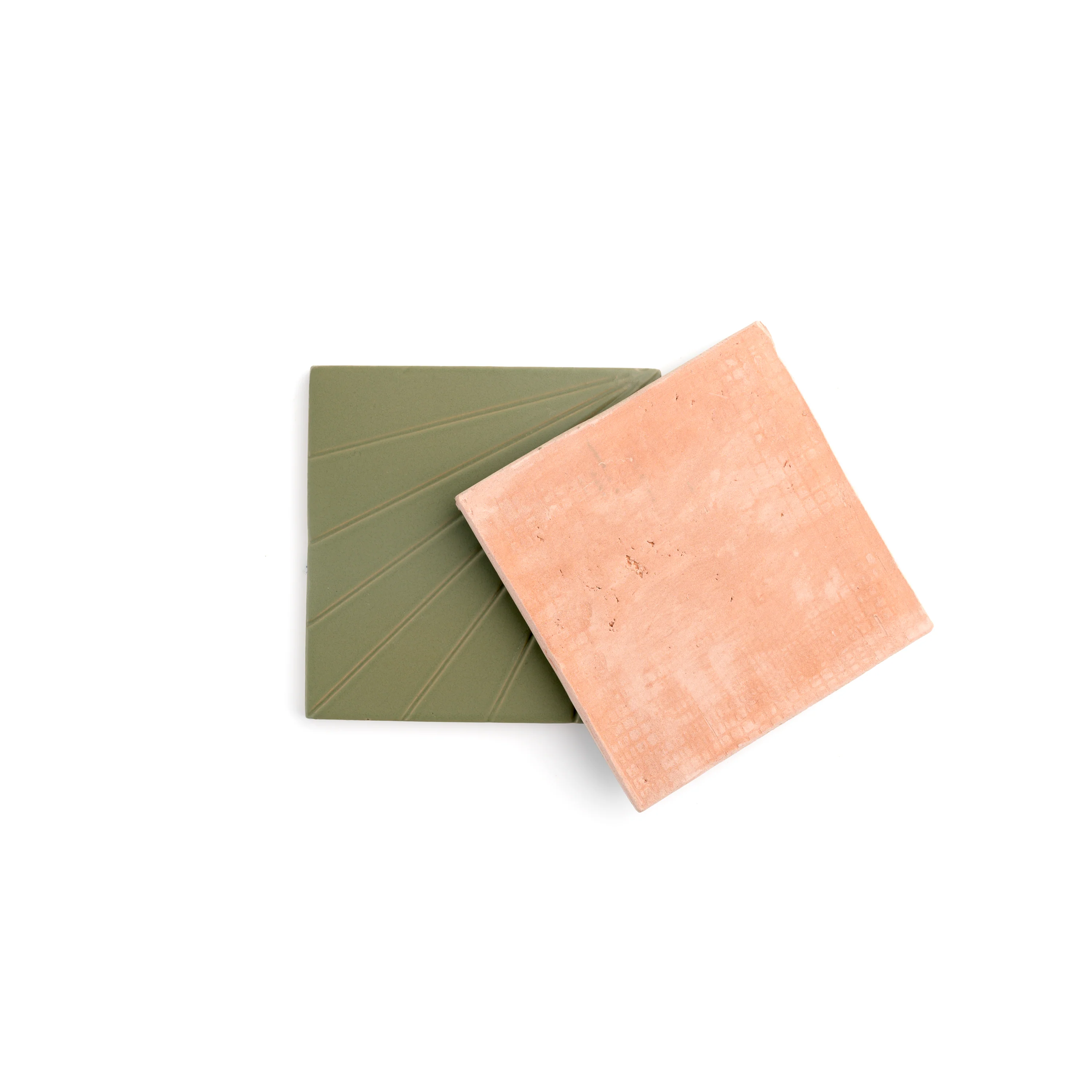 Tulum Green 6x6 Dimensional Relief Artisan Ceramic Tile - Image 3