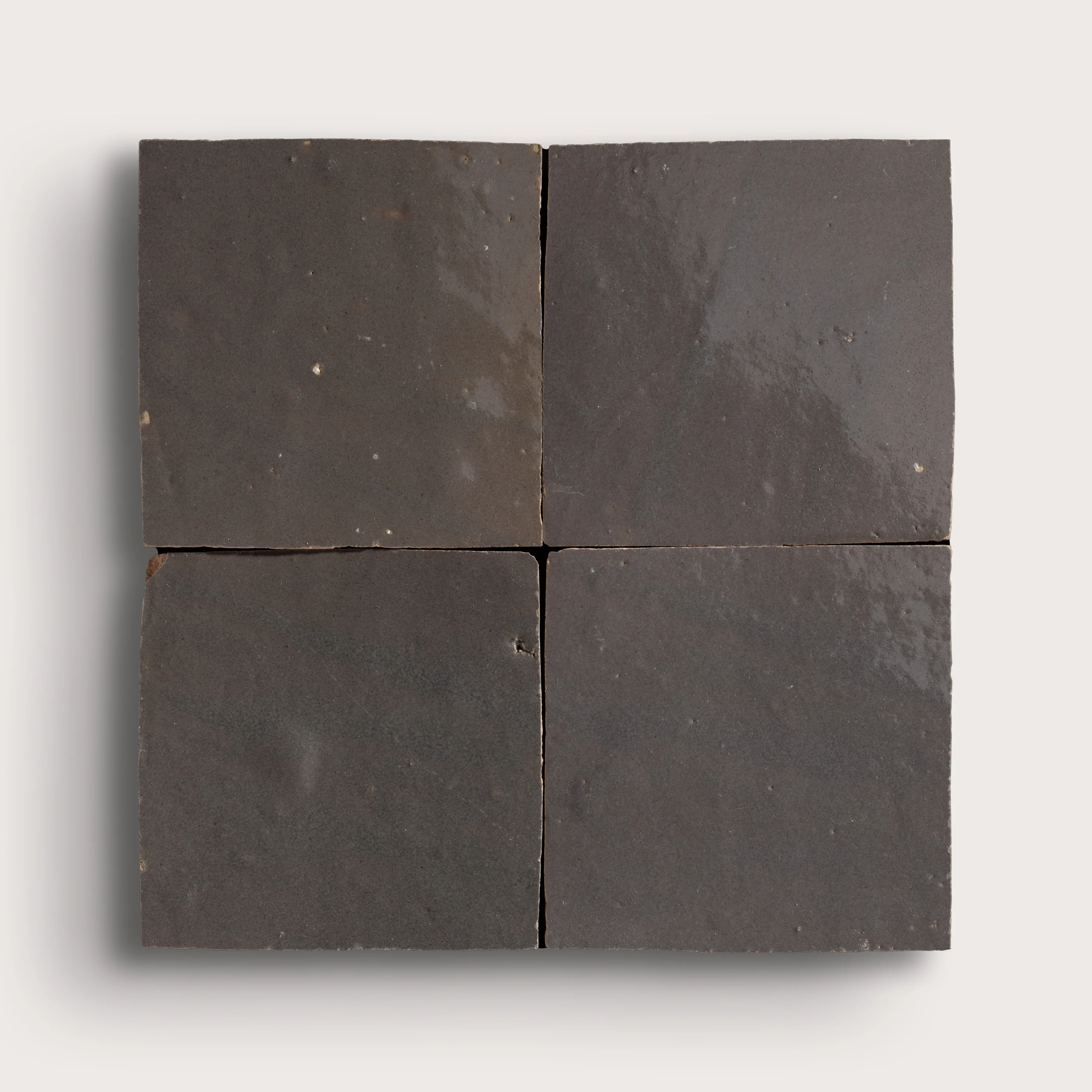 Warm Grey 4x4 Zellige Tile