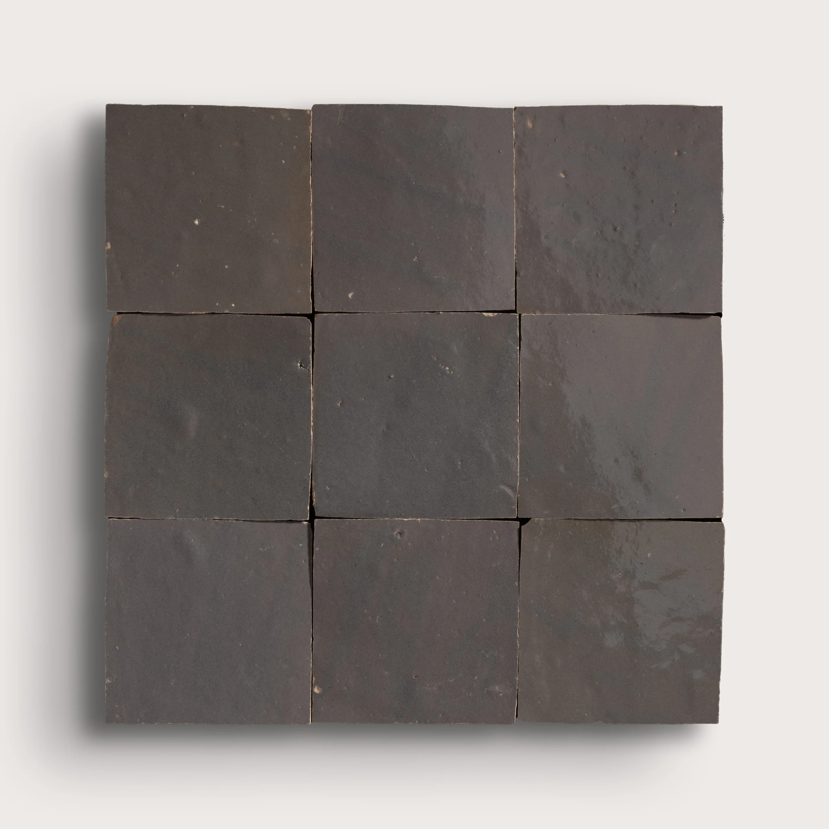 Warm Grey 4x4 Zellige Tile - Image 4