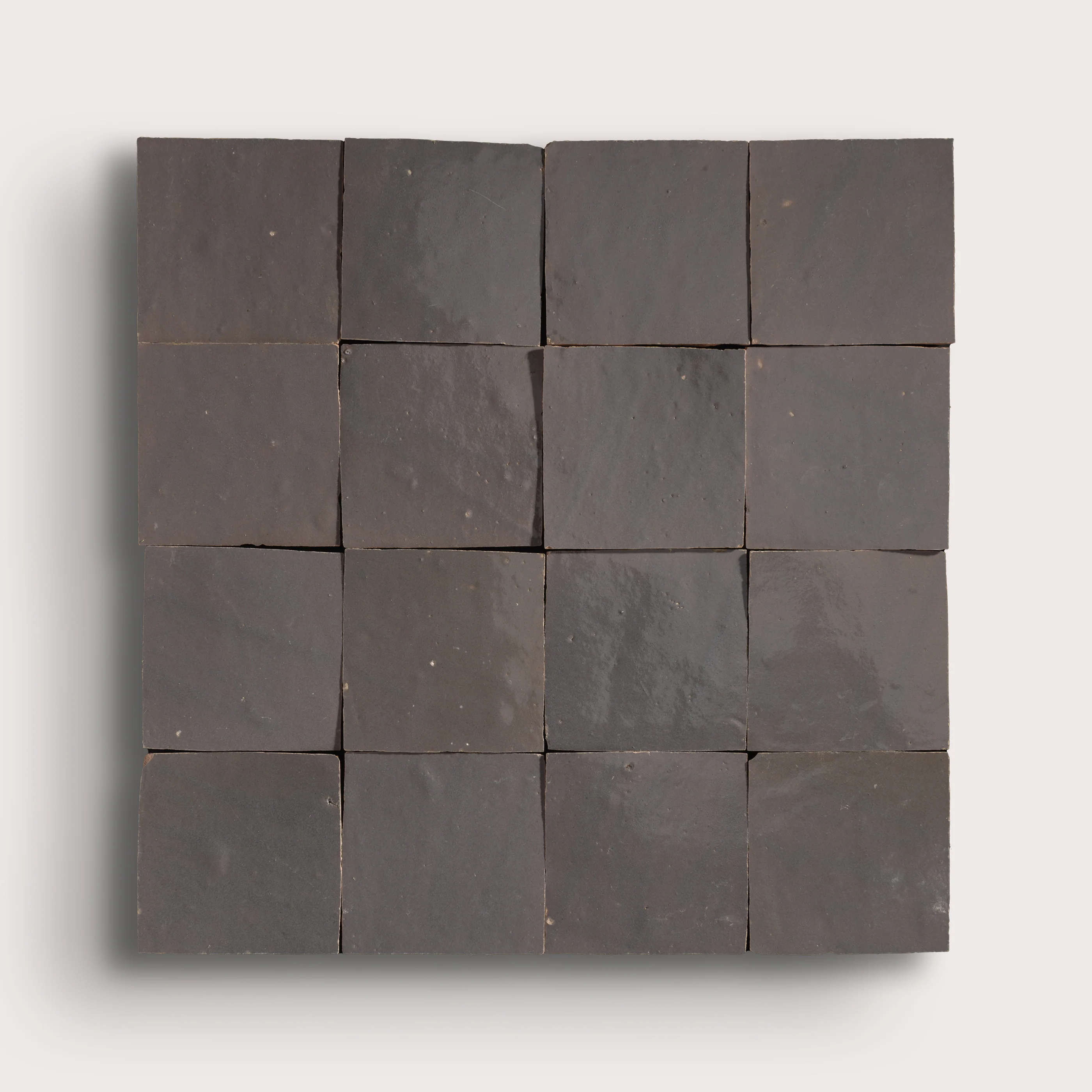 Warm Grey 4x4 Zellige Tile - Image 5