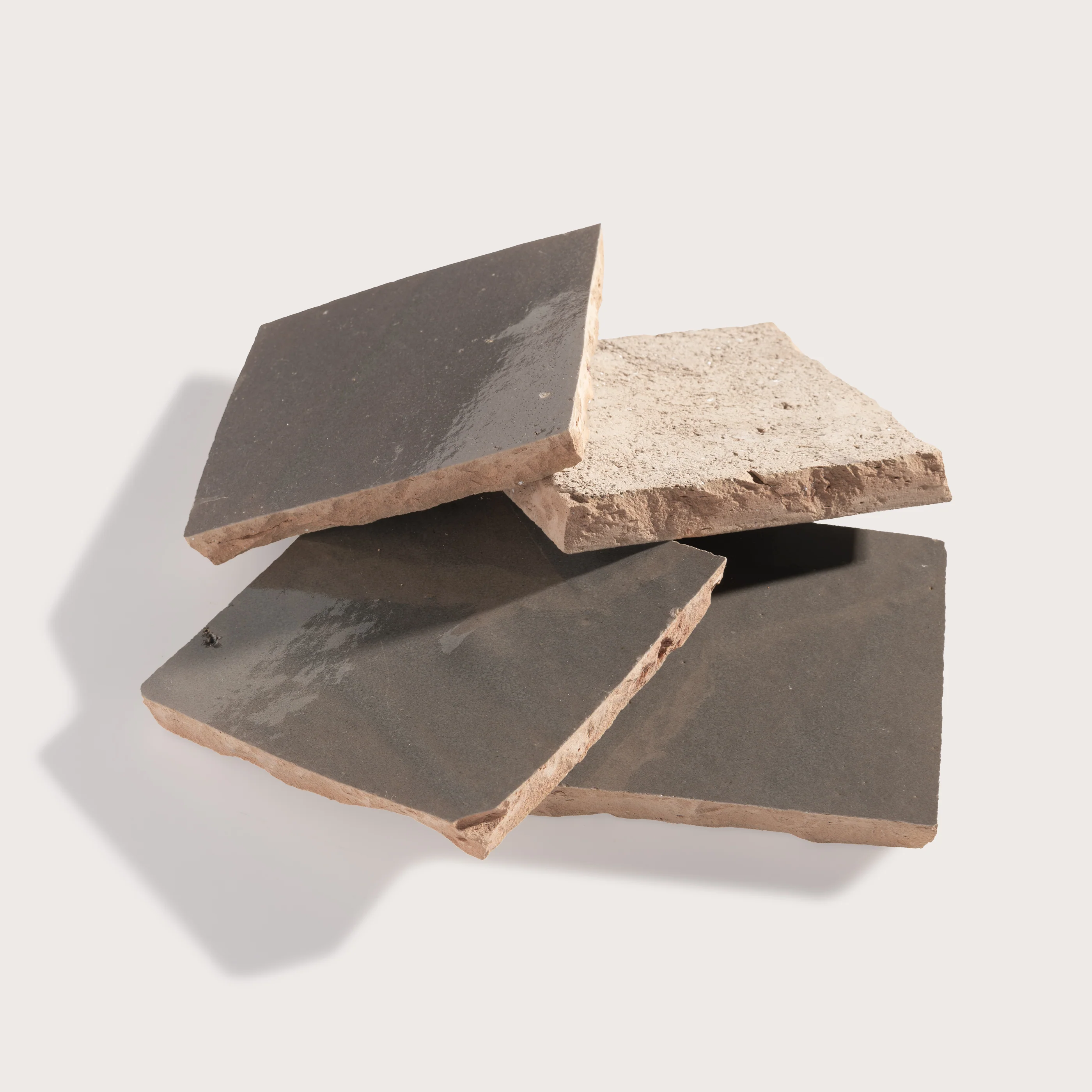 Warm Grey 4x4 Zellige Tile - Image 6
